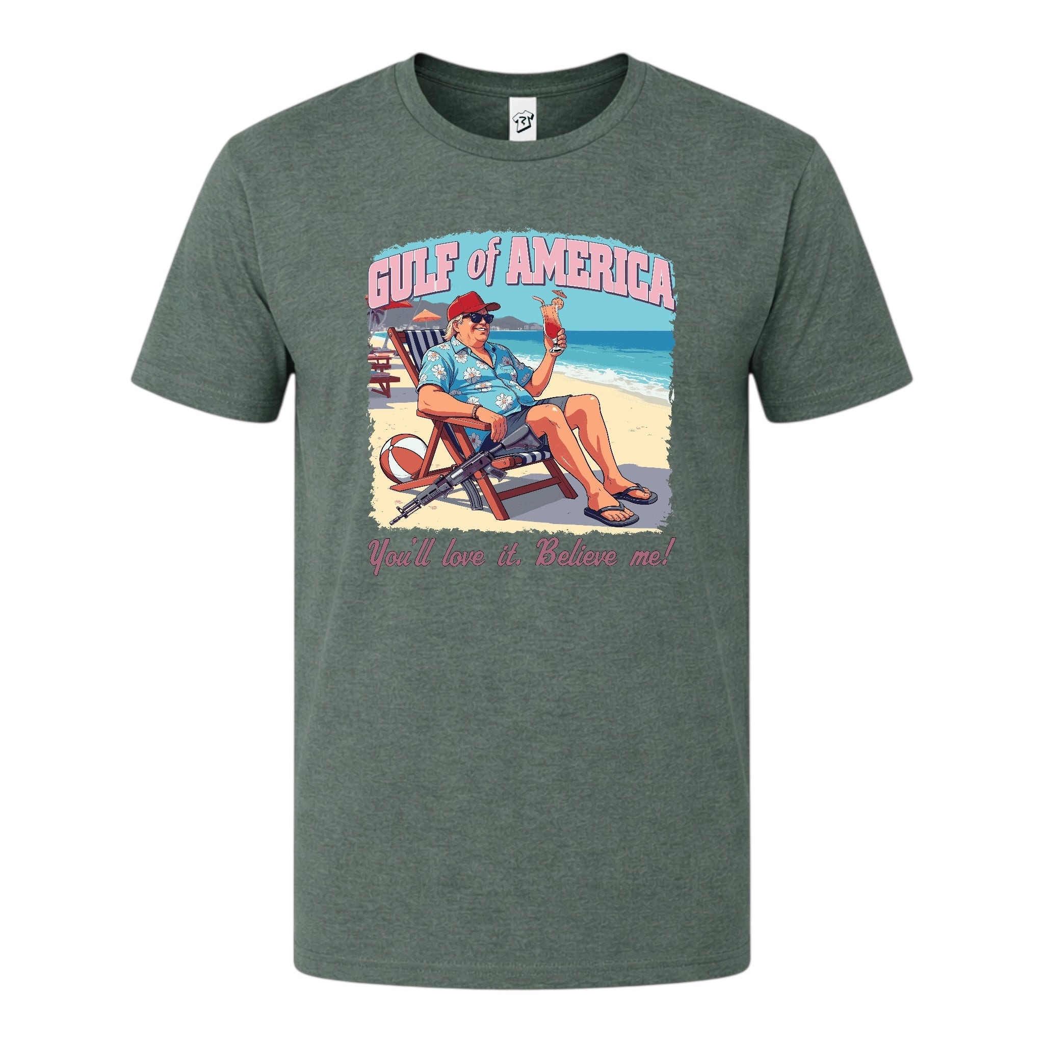 Tees Club graphic tee Gulf of America You'll Love It Believe Me - Premium Tee Black Size L detail