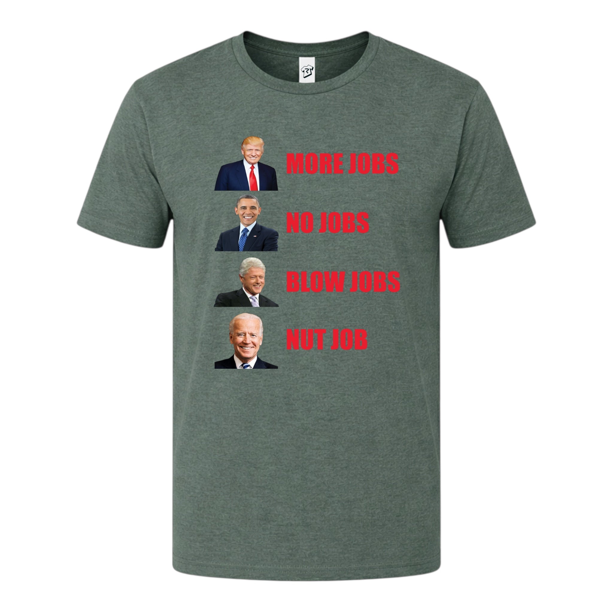 Tees Club graphic tee More Jobs No Jobs - Premium Tee Black Size L detail