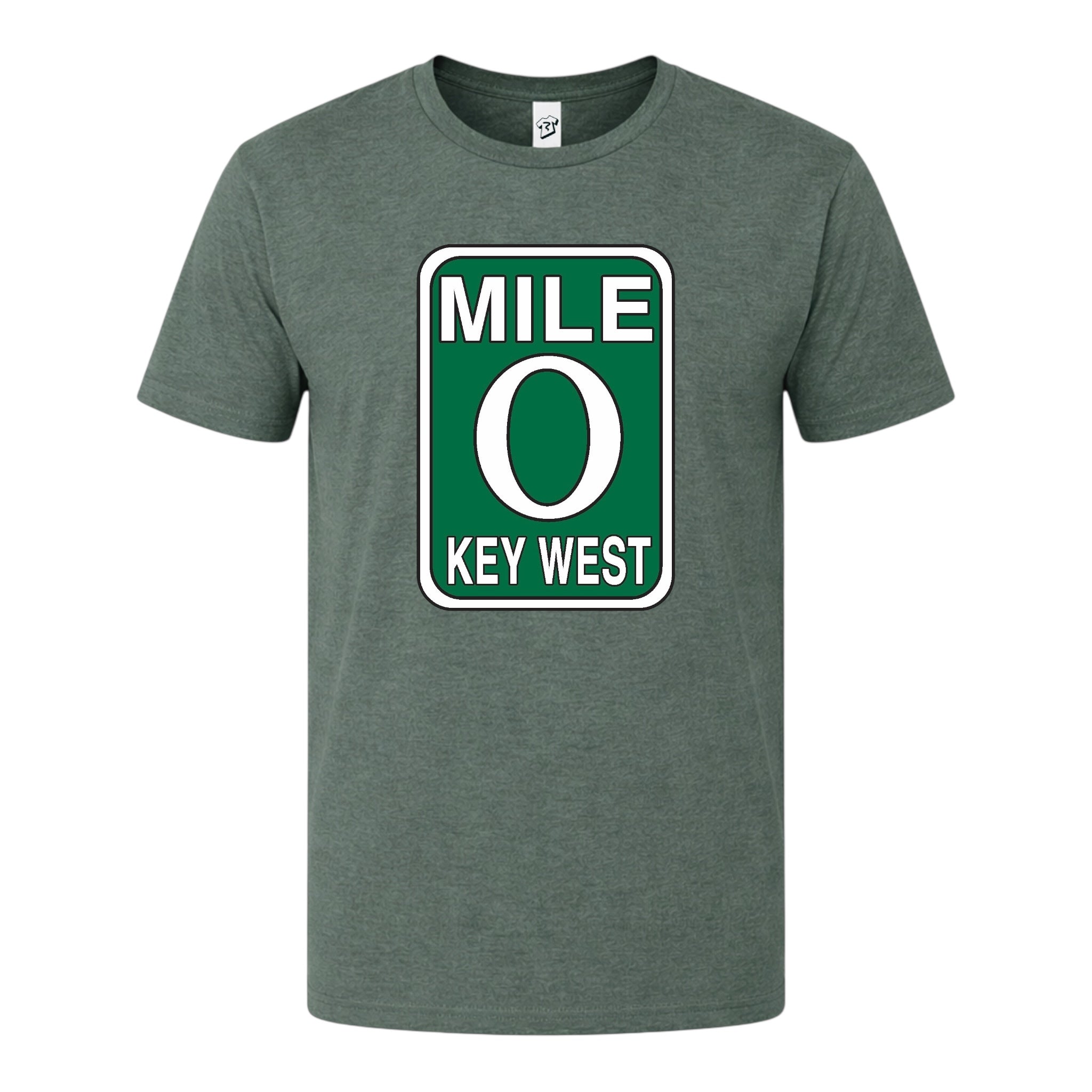 Tees Club graphic tee Mile 0 KW - Premium Tee Black Size S front view