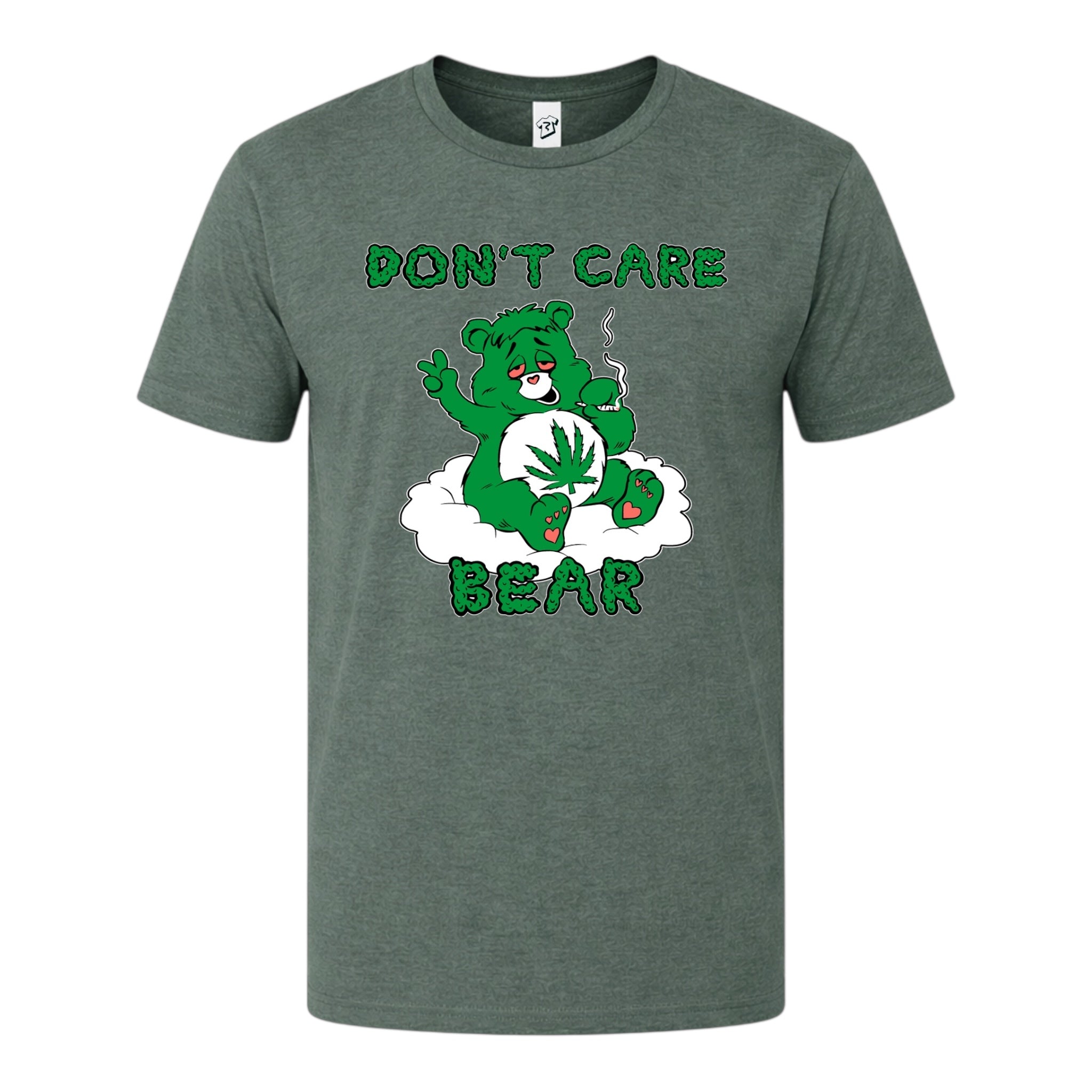 Don't Care Lazy Bear - Premium Tee