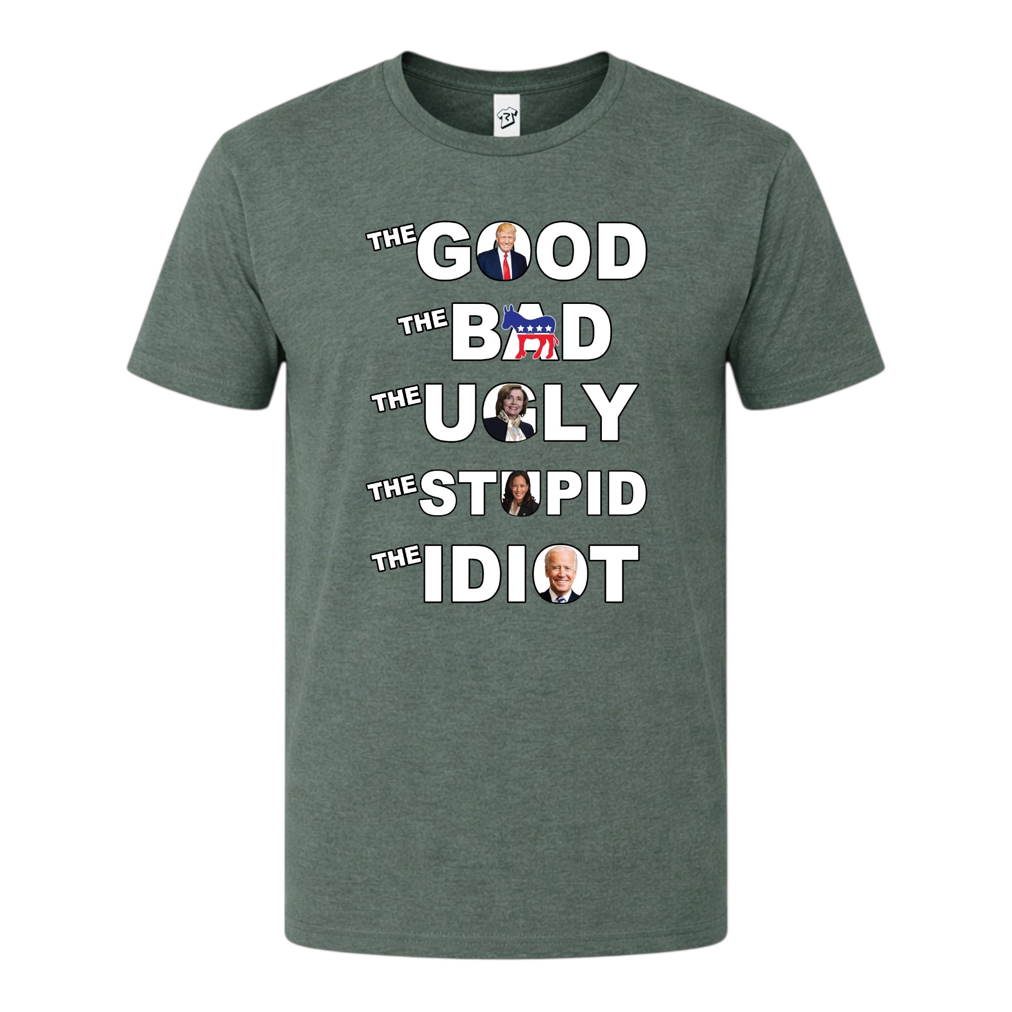 Tees Club graphic tee The Good The Bad The Ugly The Stupid - Premium Tee Black Size XL detail