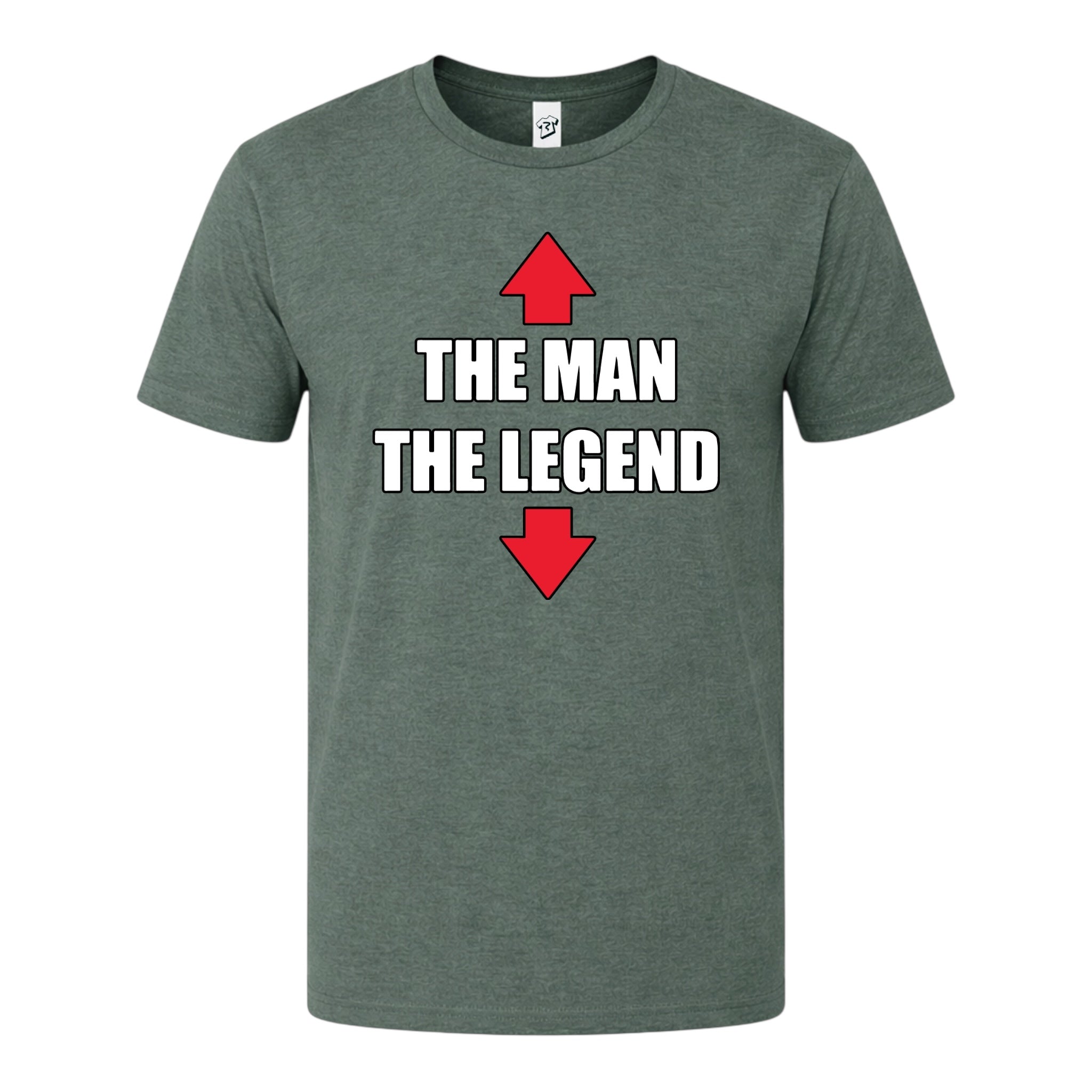 Tees Club graphic tee The Man The Legend - Premium Tee Black Size XL detail