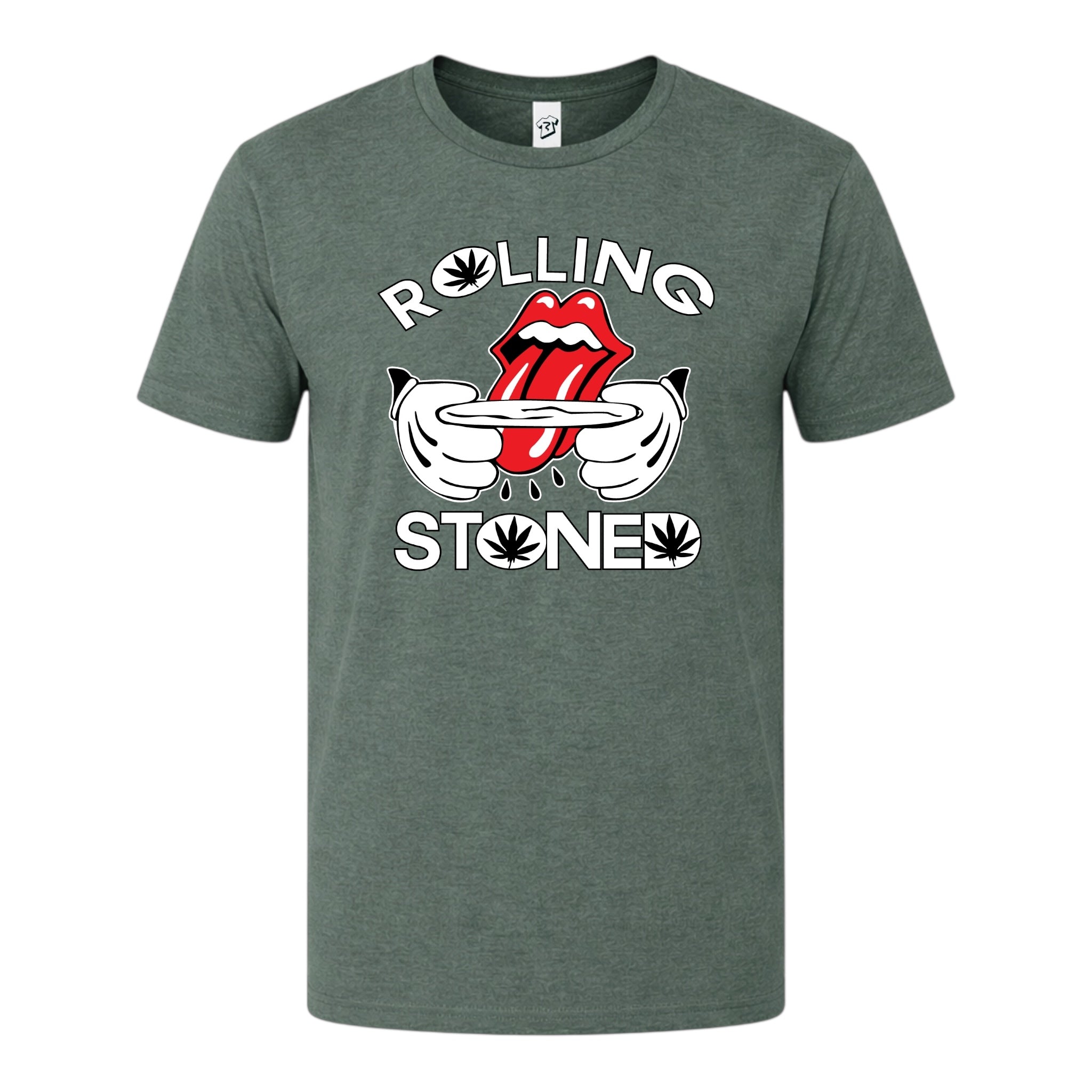 Tees Club graphic tee Rolling Stoned - Premium Tee Black Size L detail