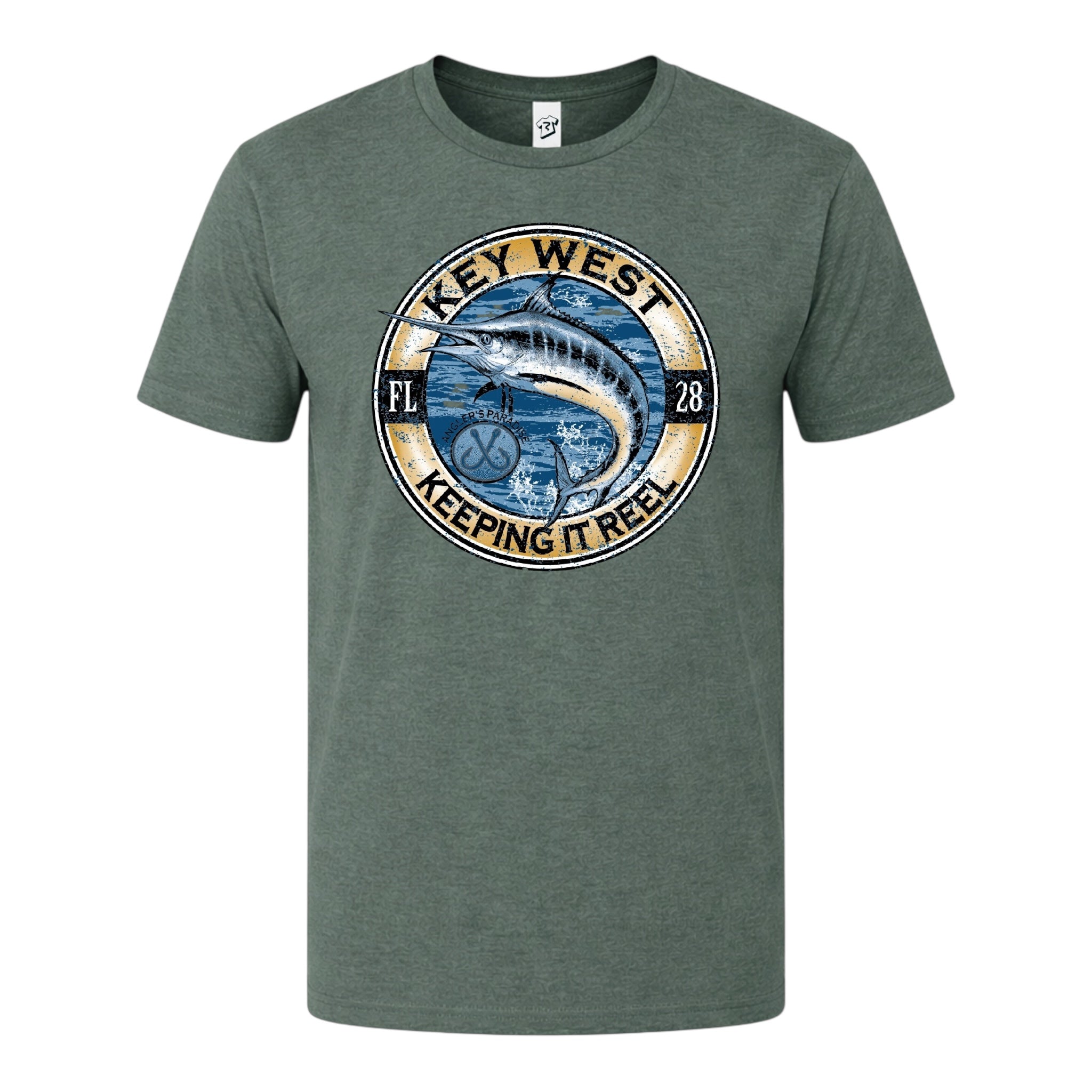 Tees Club graphic tee Marlin Fish KW - Premium Tee Black Size 2XL detail