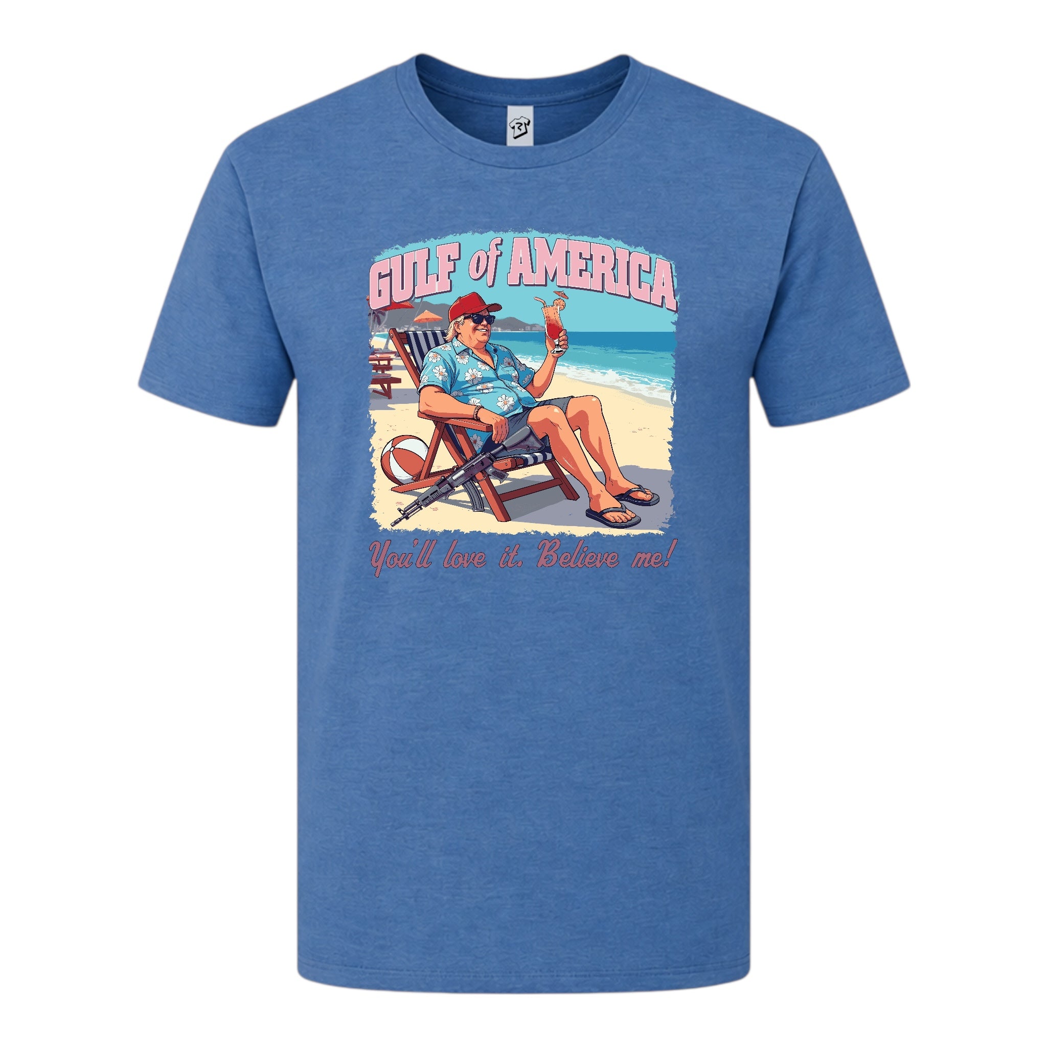 Tees Club graphic tee Gulf of America You'll Love It Believe Me - Premium Tee Black Size L detail