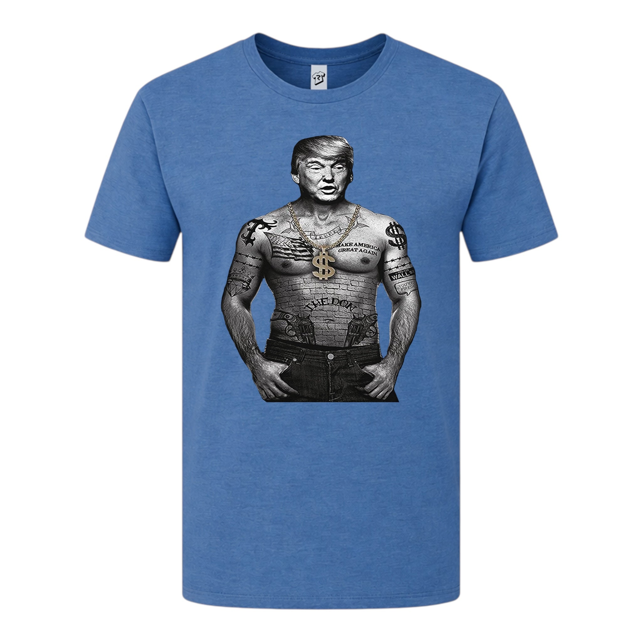 Tees Club graphic tee Trump Tattooed - Premium Tee Black Size XL detail