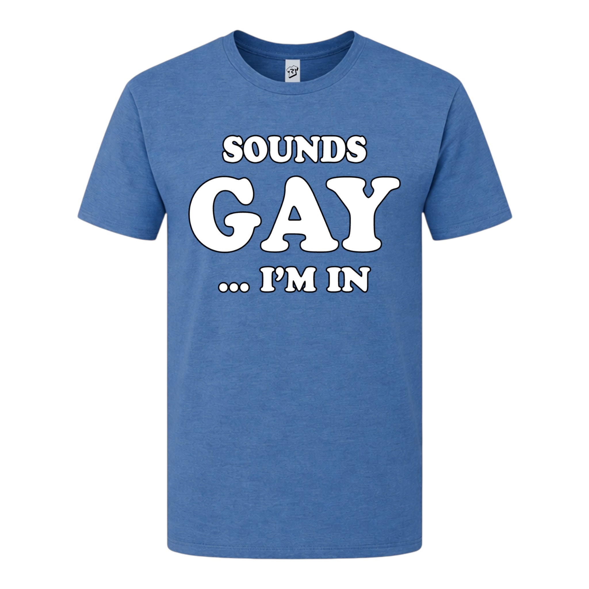 Tees Club graphic tee Sounds Gay I'm In - Premium Tee Black Size L detail