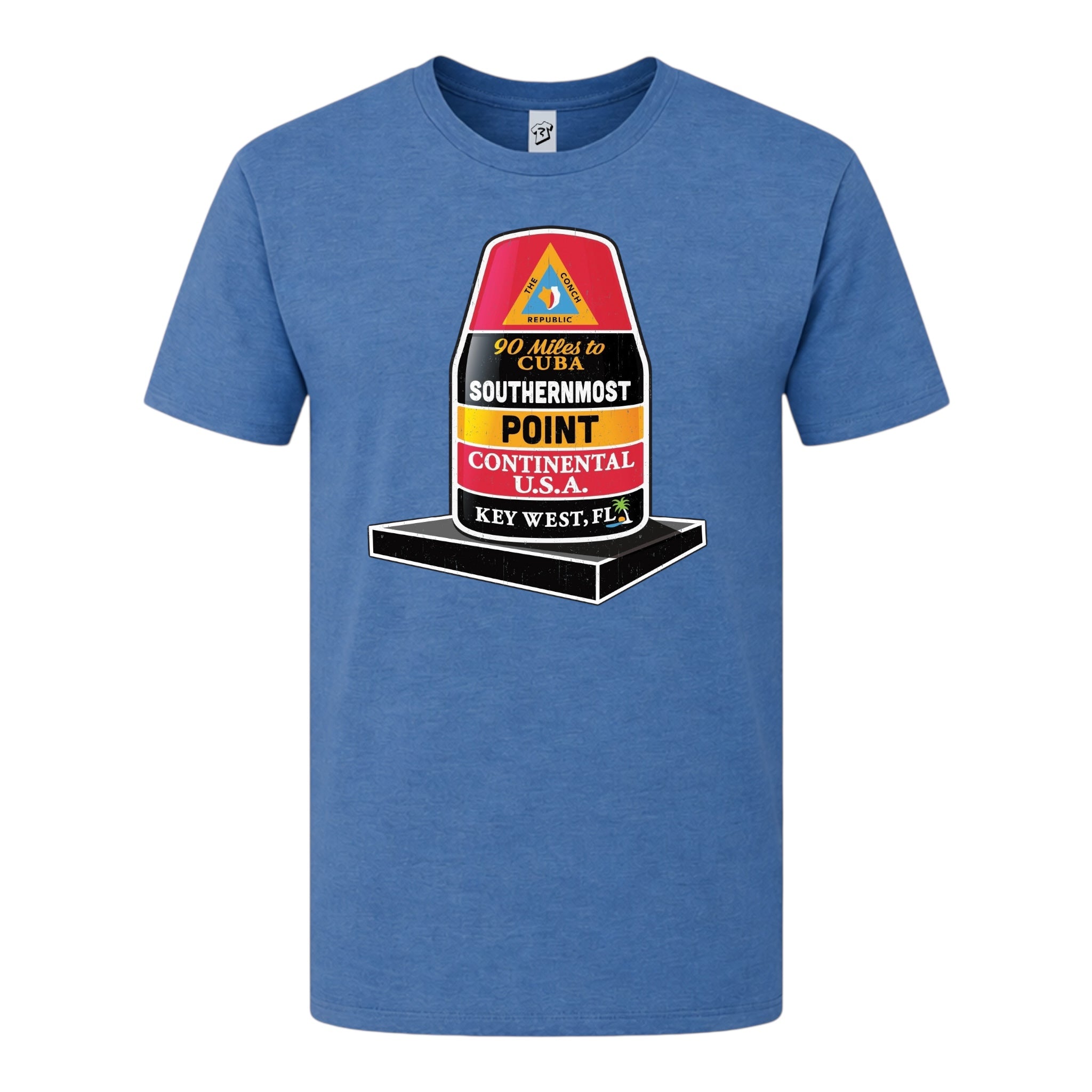 Tees Club graphic tee Southernmost Point KW - Premium Tee Black Size 2XL detail