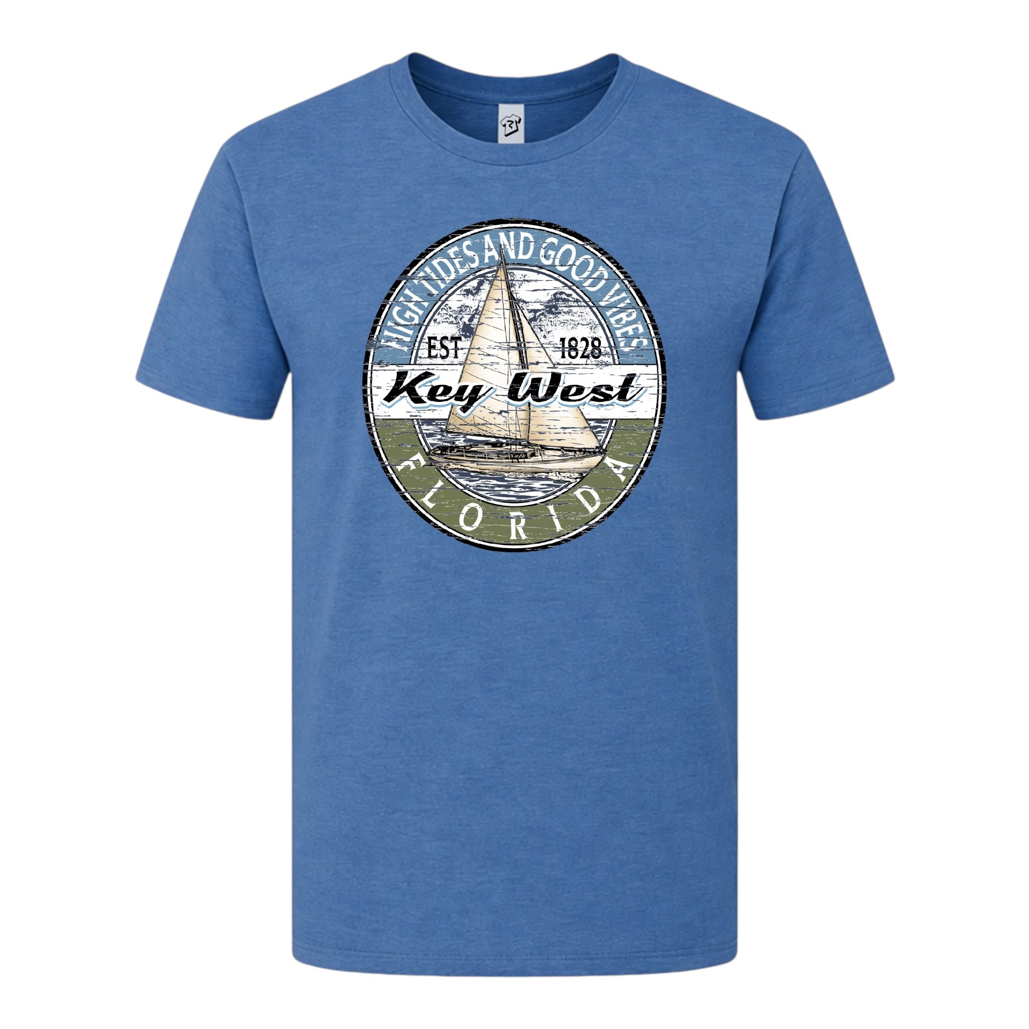 Tees Club graphic tee Sail Boat KW - Premium Tee Black Size L detail