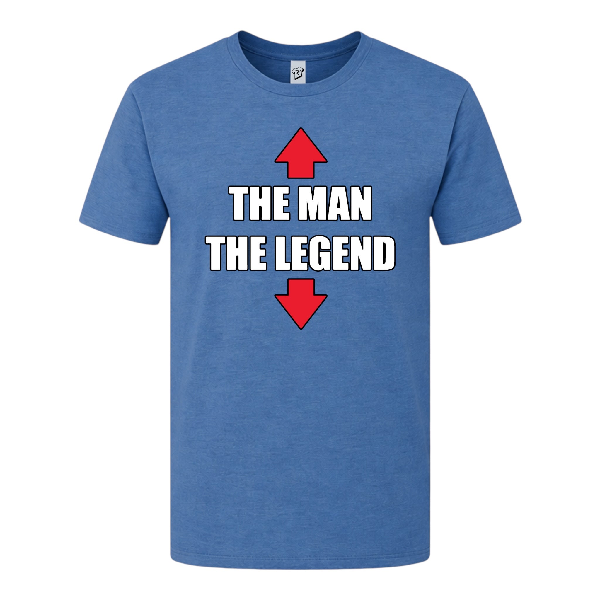 Tees Club graphic tee The Man The Legend - Premium Tee Black Size L detail