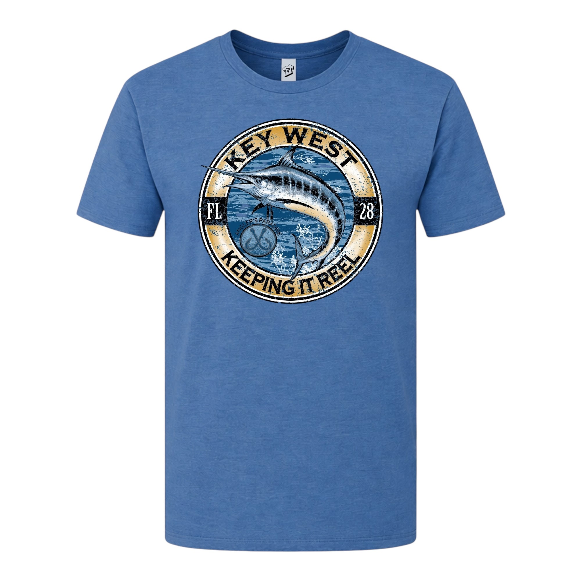 Tees Club graphic tee Marlin Fish KW - Premium Tee Black Size S front view