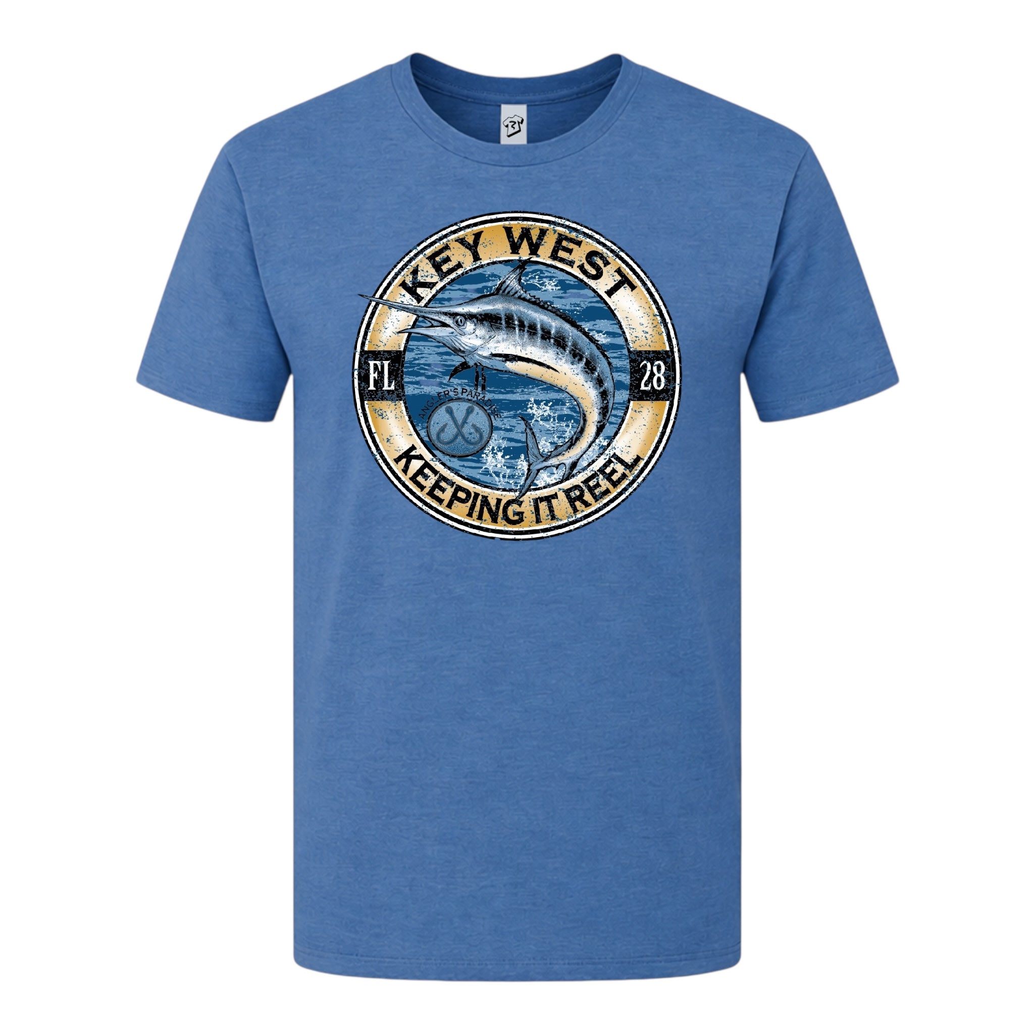 Tees Club graphic tee Marlin Fish KW - Premium Tee Black Size S front view