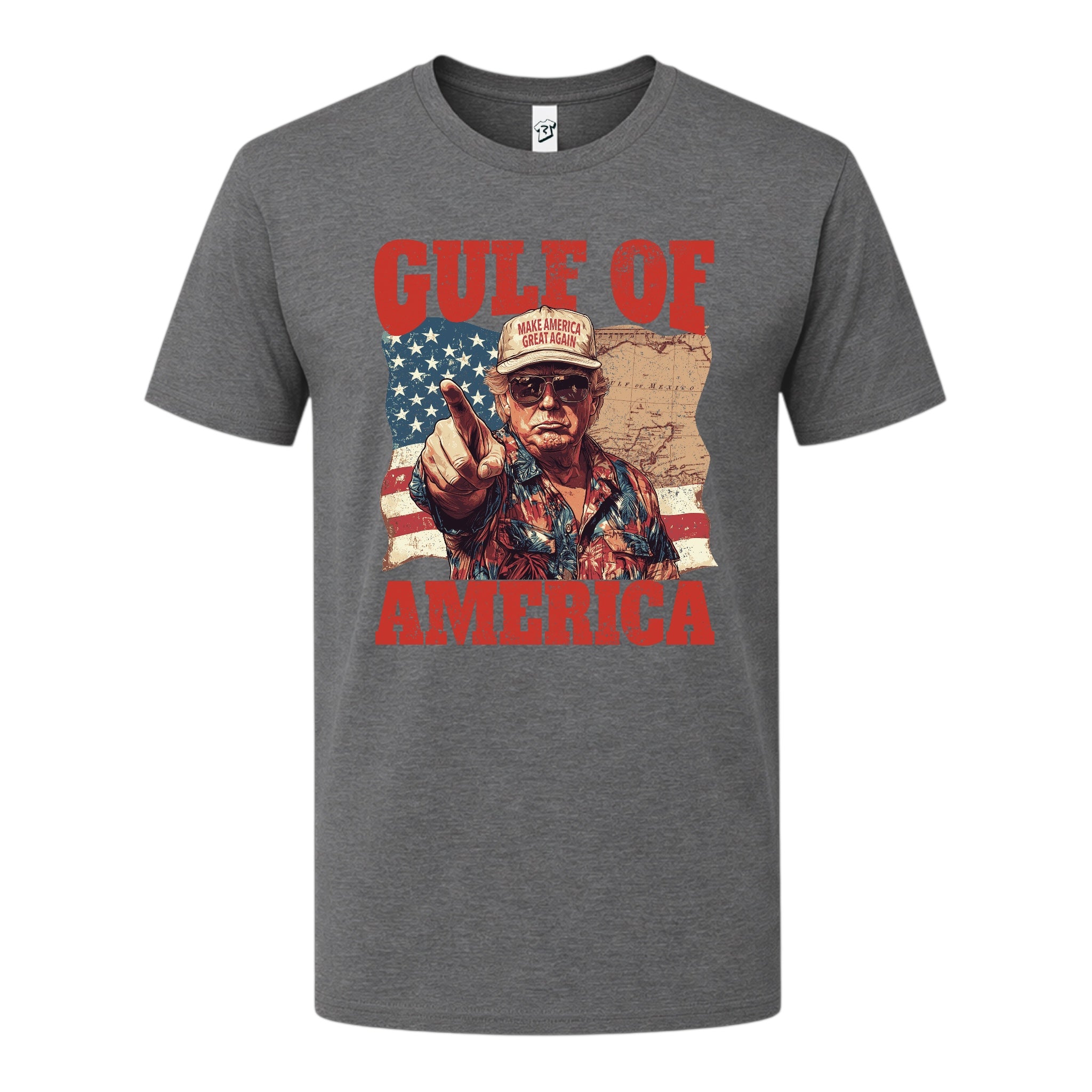 Tees Club graphic tee Gulf of America Jimmy Buffett - Premium Tee Black Size XL detail