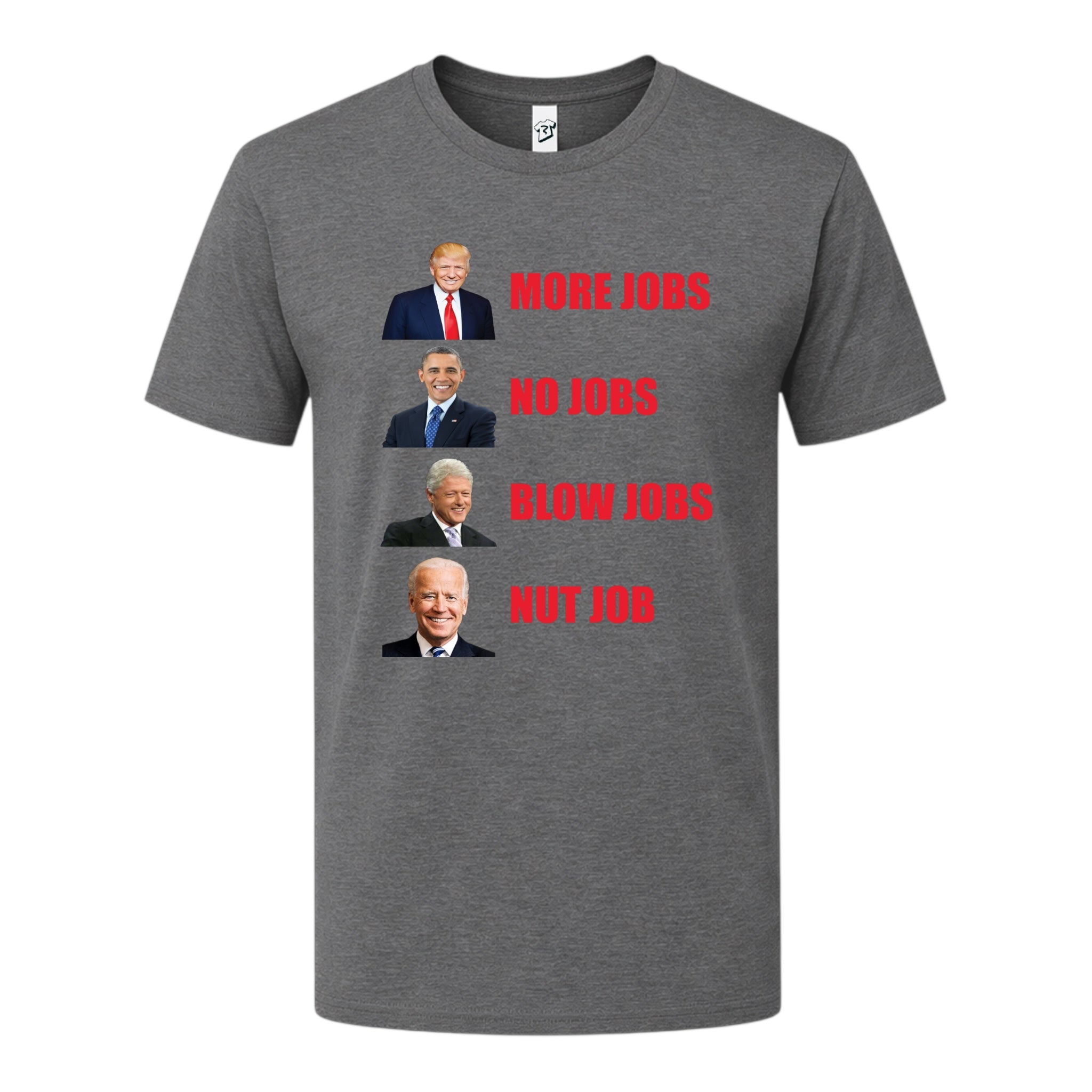 Tees Club graphic tee More Jobs No Jobs - Premium Tee Black Size XL detail