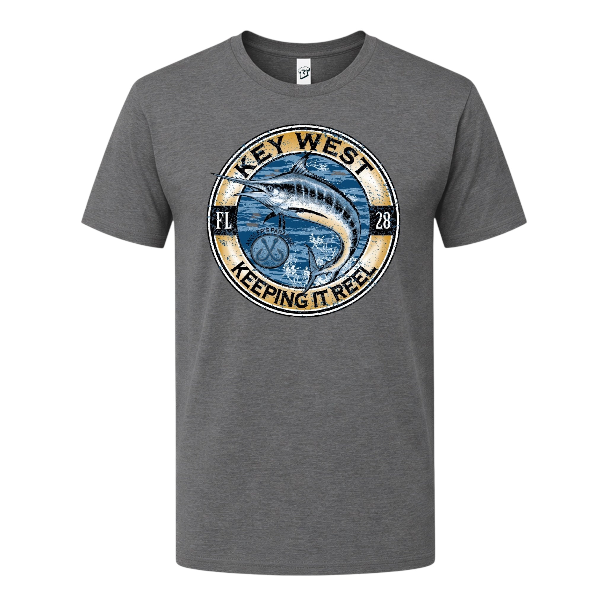 Tees Club graphic tee Marlin Fish KW - Premium Tee Black Size XL detail