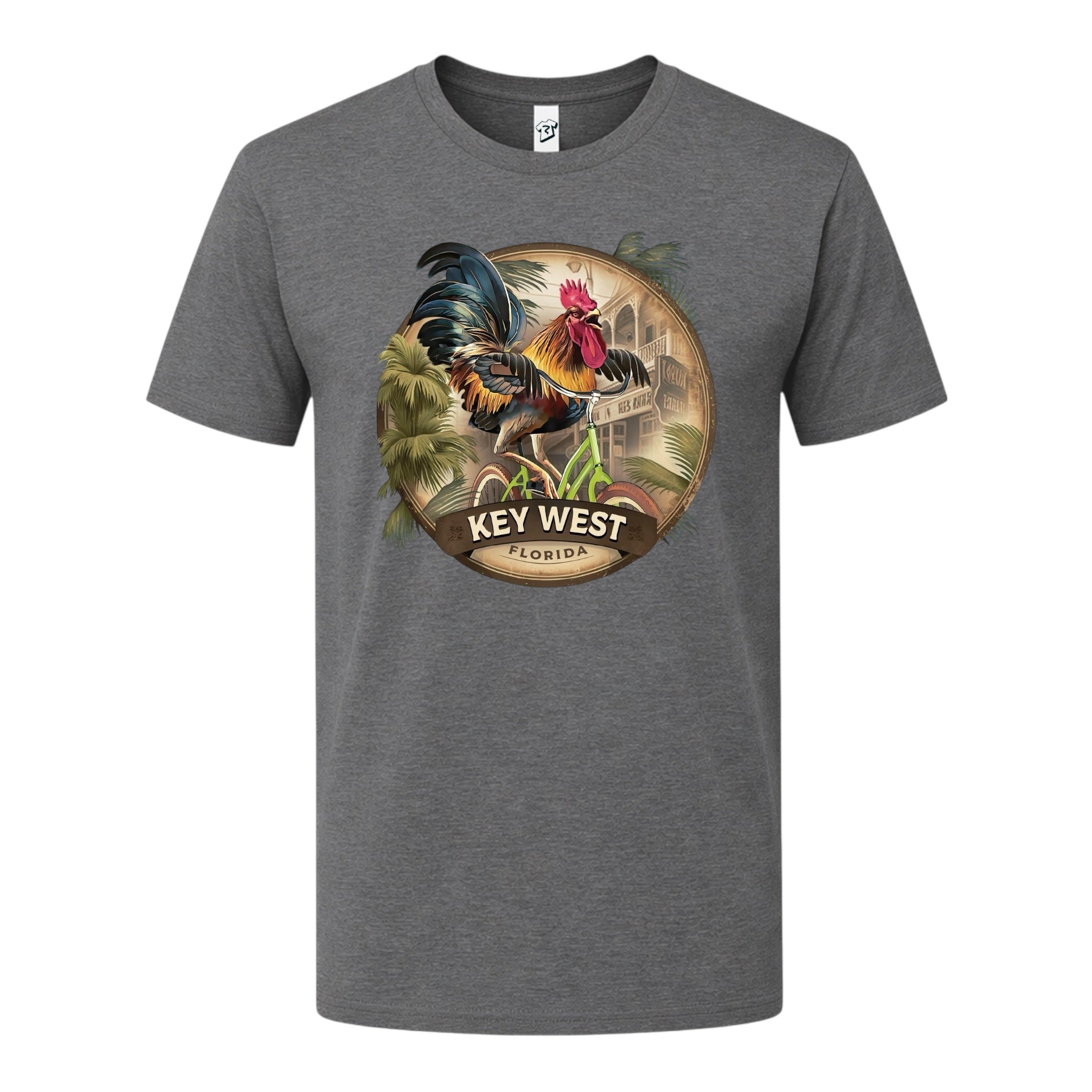 Tees Club graphic tee Bike Rooster KW - Premium Tee Black Size XL detail