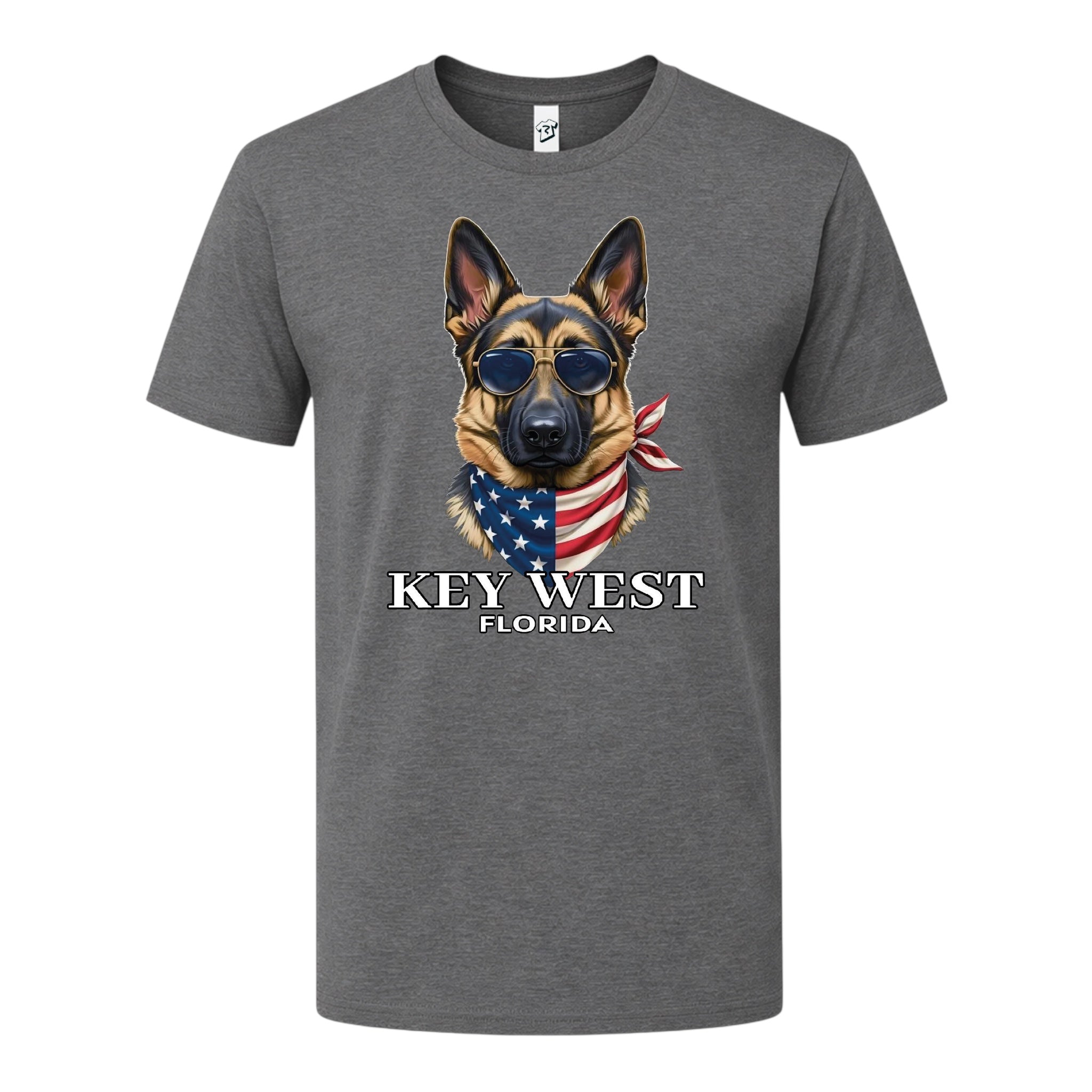 Tees Club graphic tee German Shepherd KW - Premium Tee Black Size XL detail