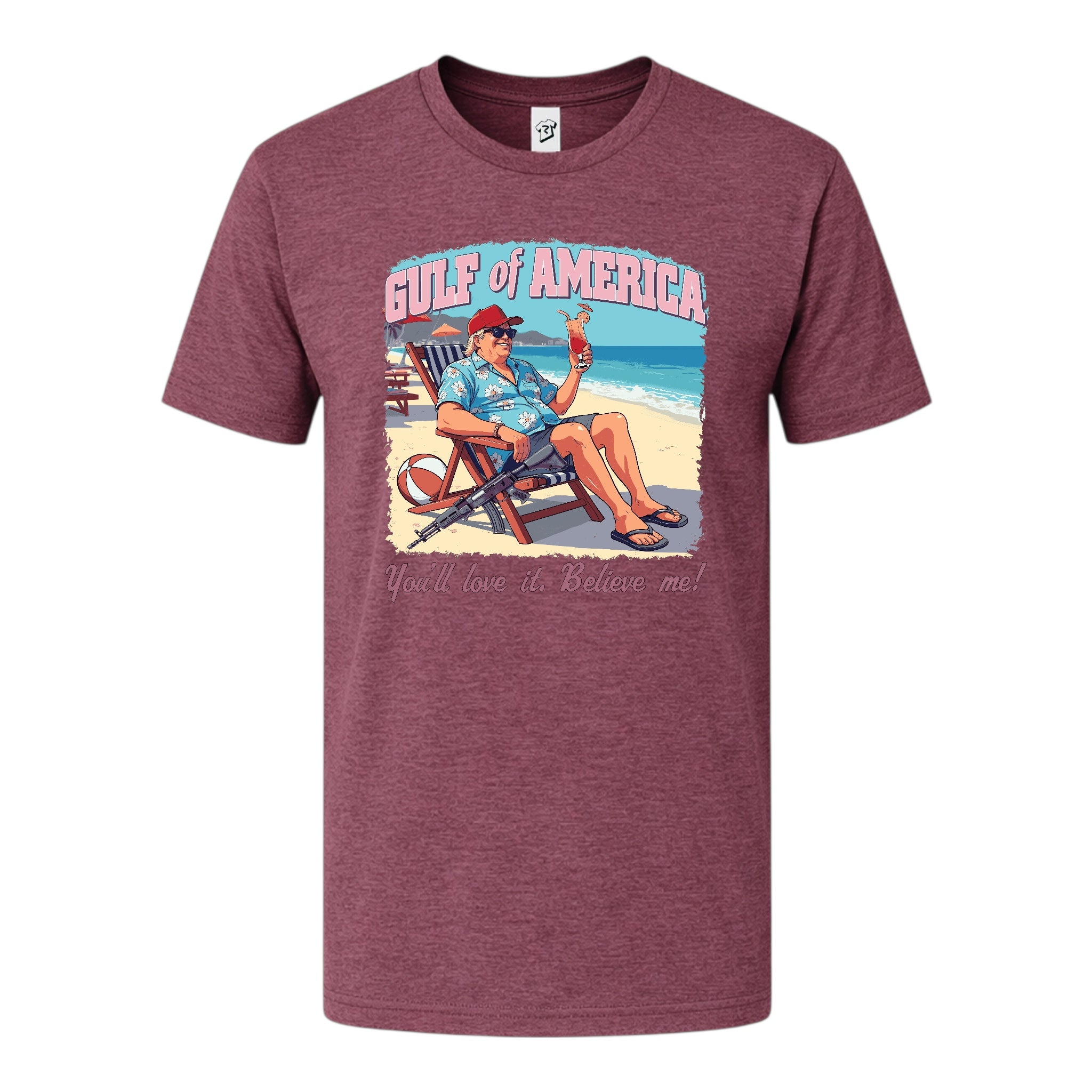 Tees Club graphic tee Gulf of America You'll Love It Believe Me - Premium Tee Black Size XL detail