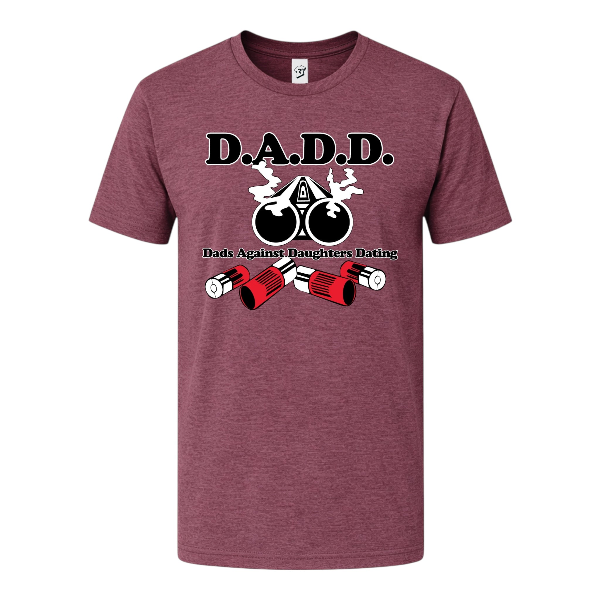Tees Club graphic tee D.A.D.D. (Dads Against Daughter Daiting) - Premium Tee Black Size 2XL detail