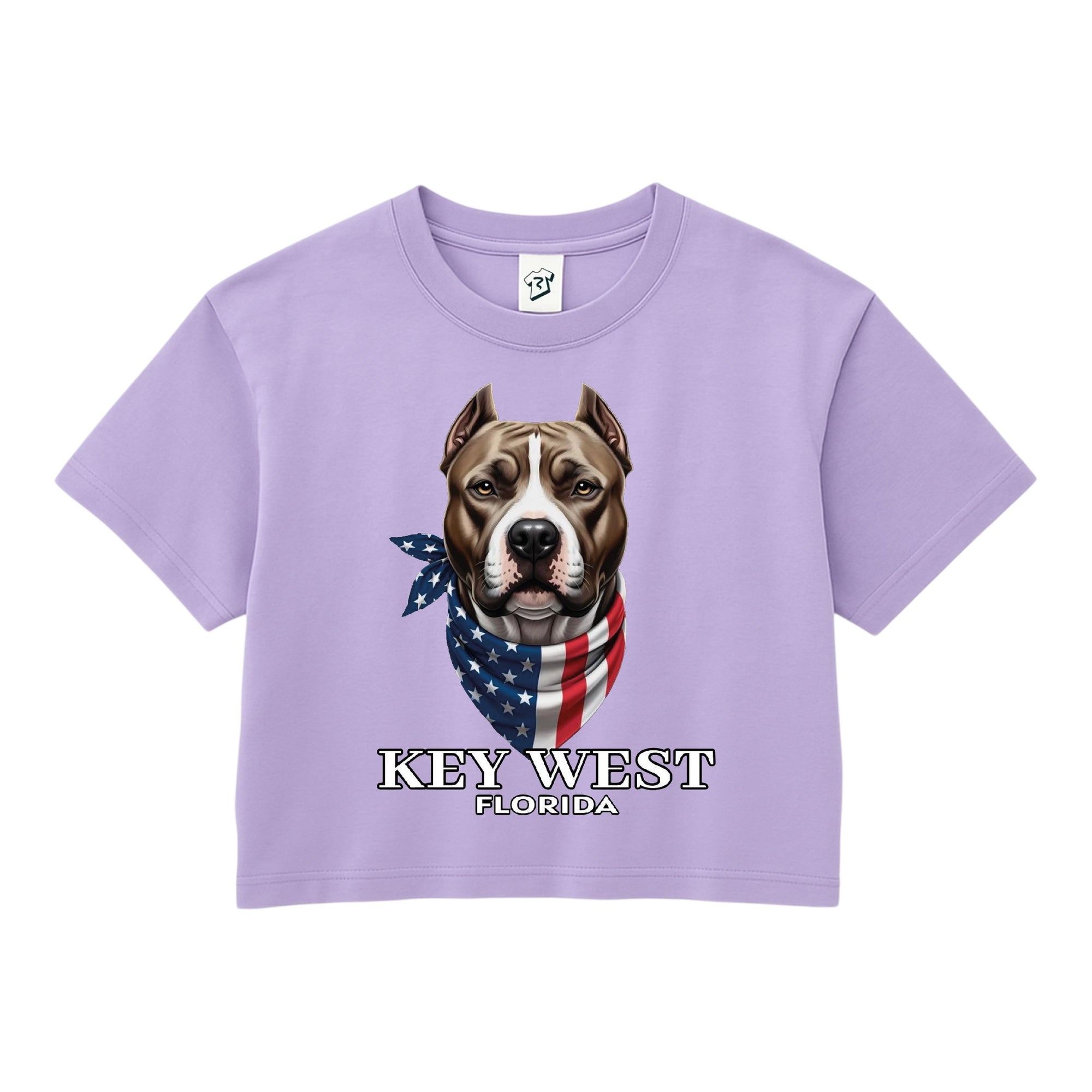 Tees Club crop top Pitbull KW - Crop Top Black Size XS back view