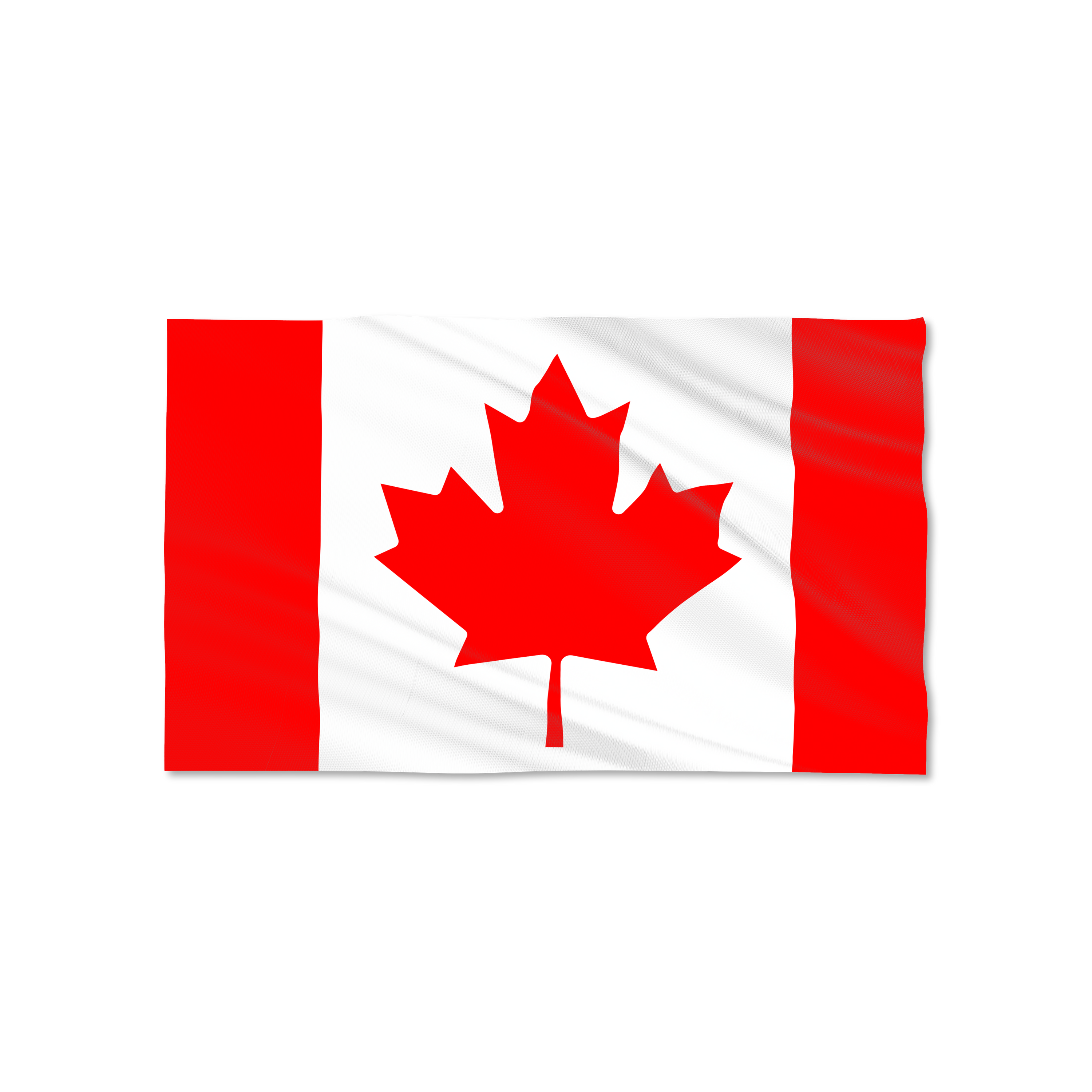 Tees Club baseball cap Canada Flag (3'x 5') detail