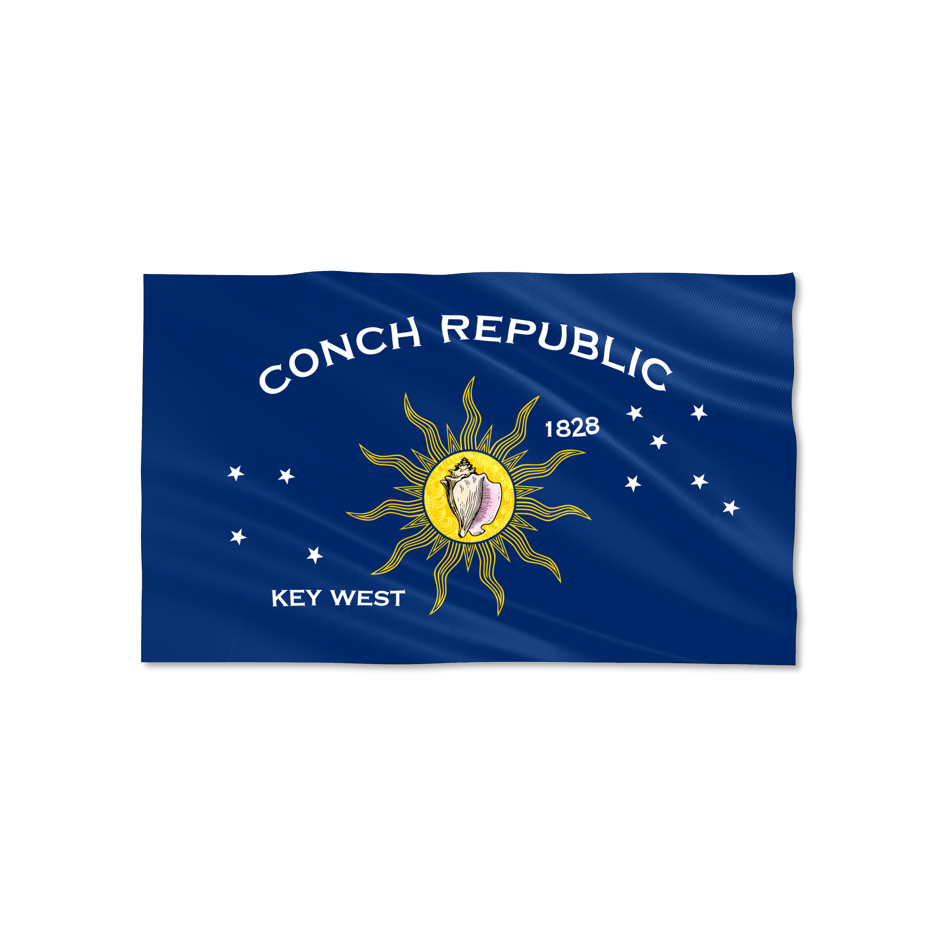 Tees Club graphic tee Conch Republic Flag (3'x5') detail