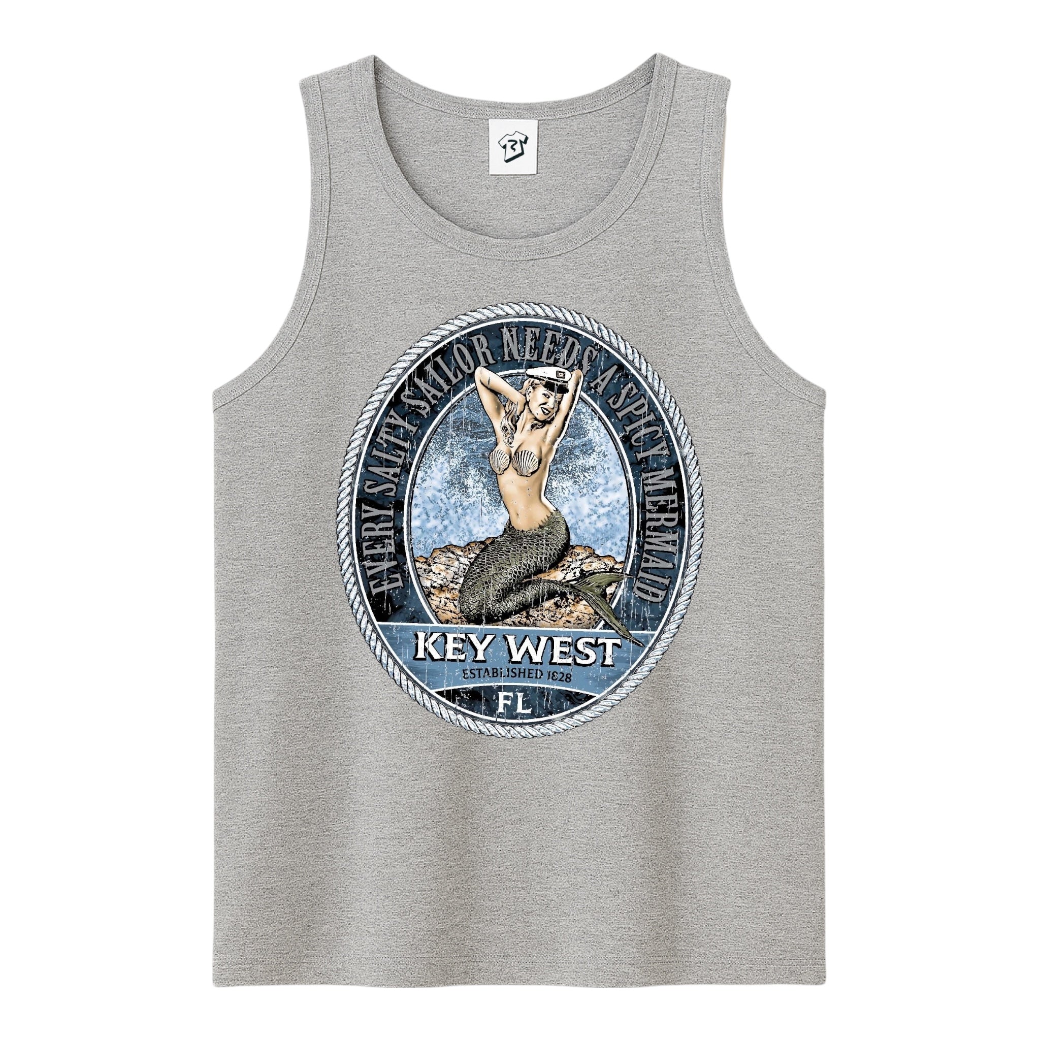 Tees Club tank top Mermaid KW - Tank Top Navy Size L detail