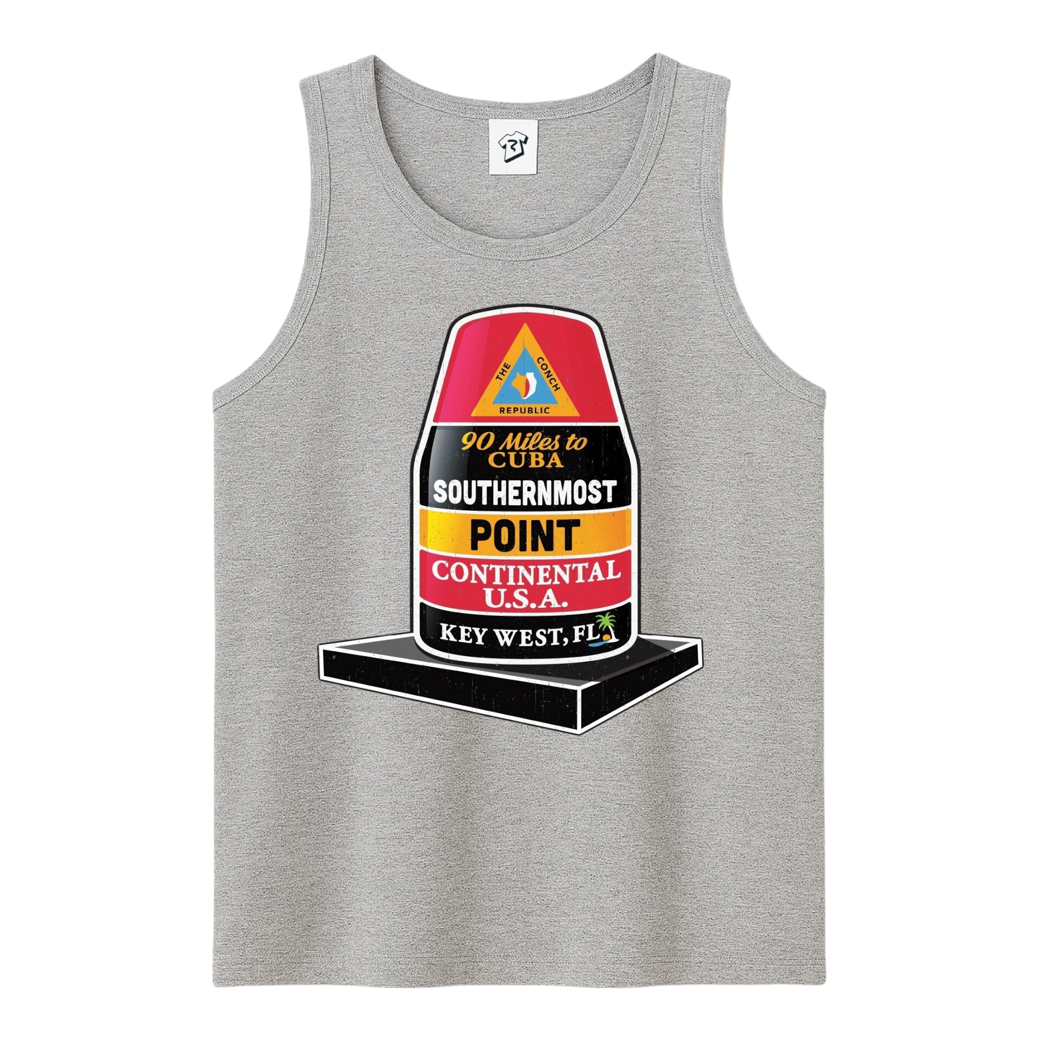 Tees Club tank top Southernmost Point KW - Tank Top Navy Size L detail