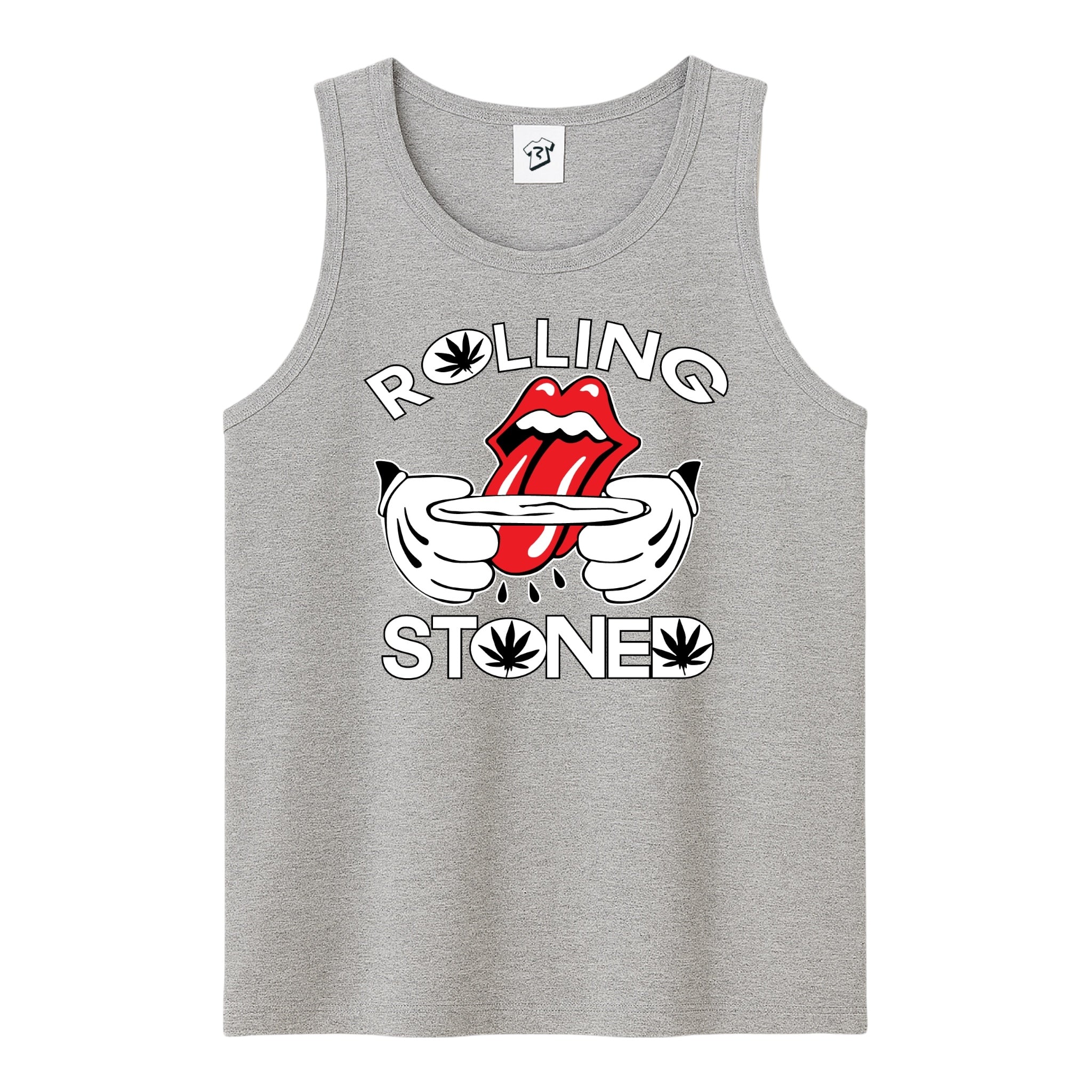 Tees Club tank top Rolling Stoned - Tank Top Navy Size M detail