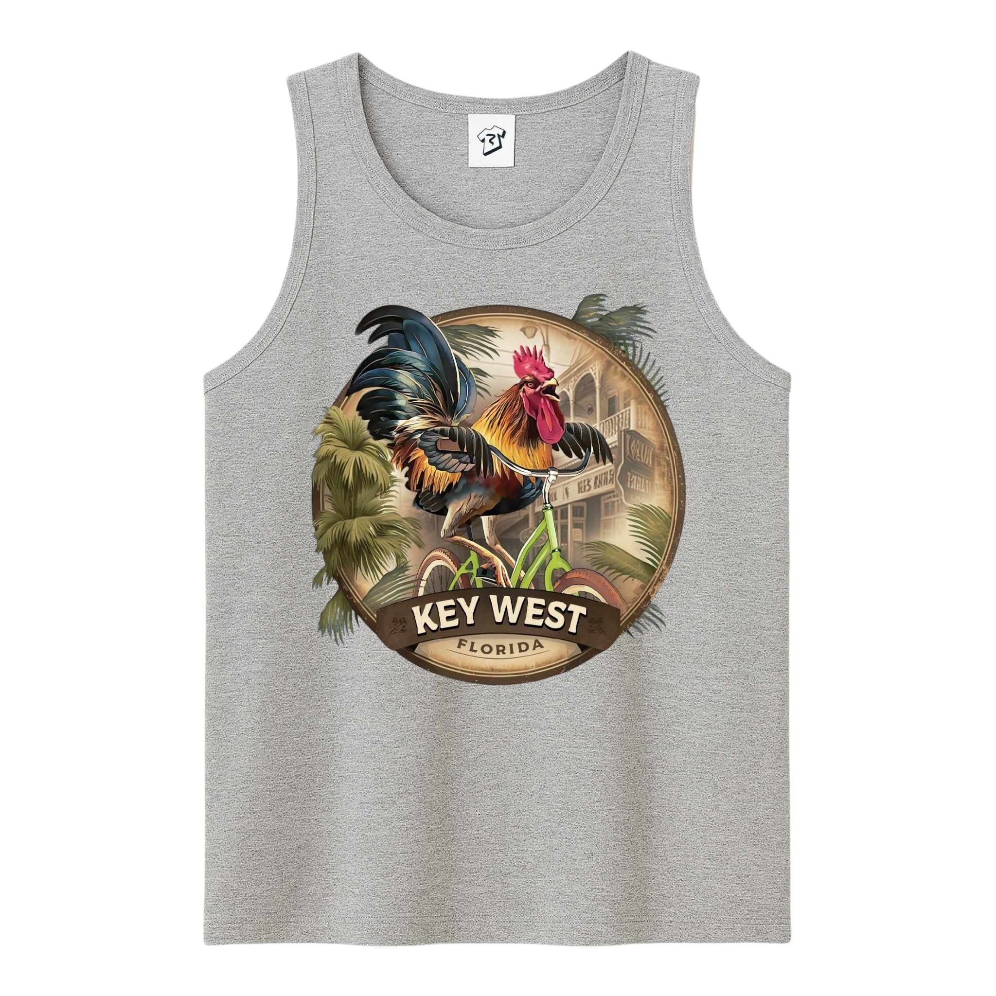 Tees Club tank top Bike Rooster KW - Tank Top Navy Size M detail