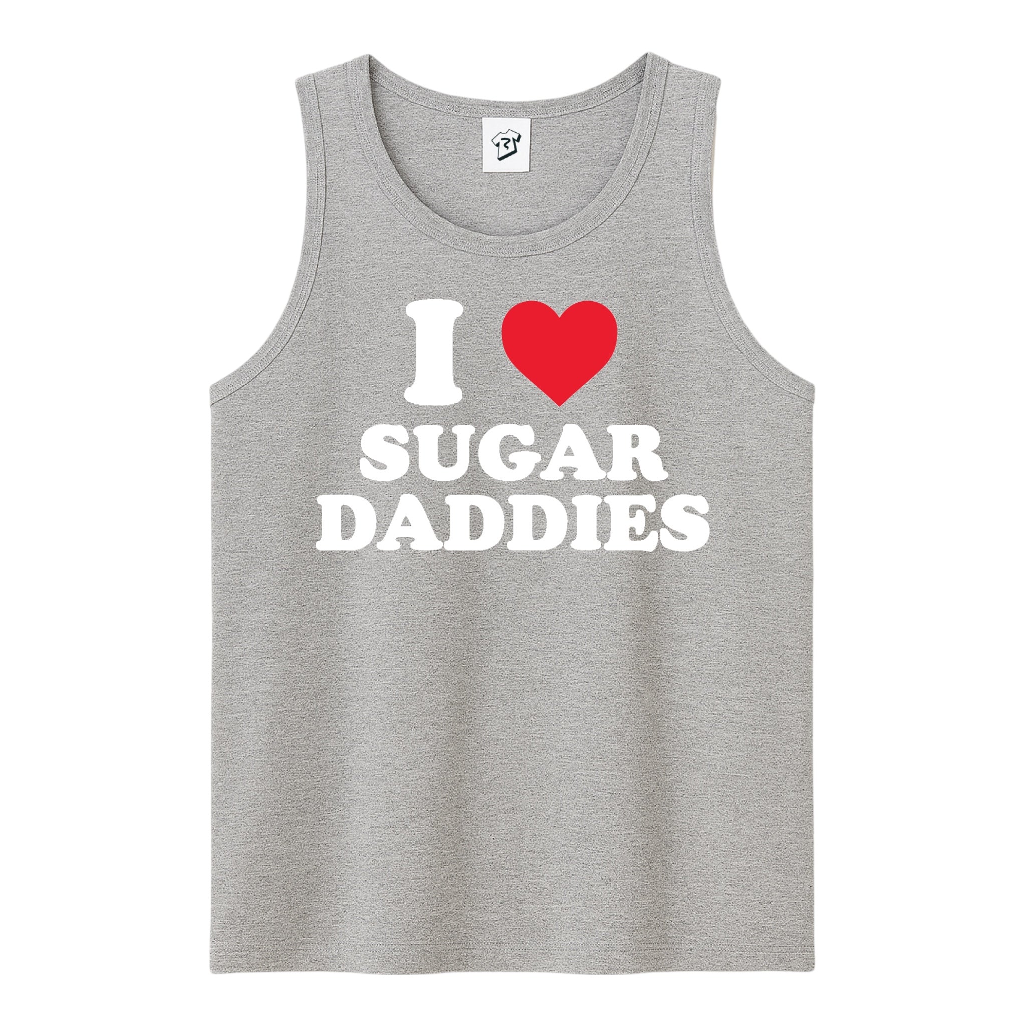 Tees Club tank top I Love Sugar Daddies - Tank Top Navy Size M detail