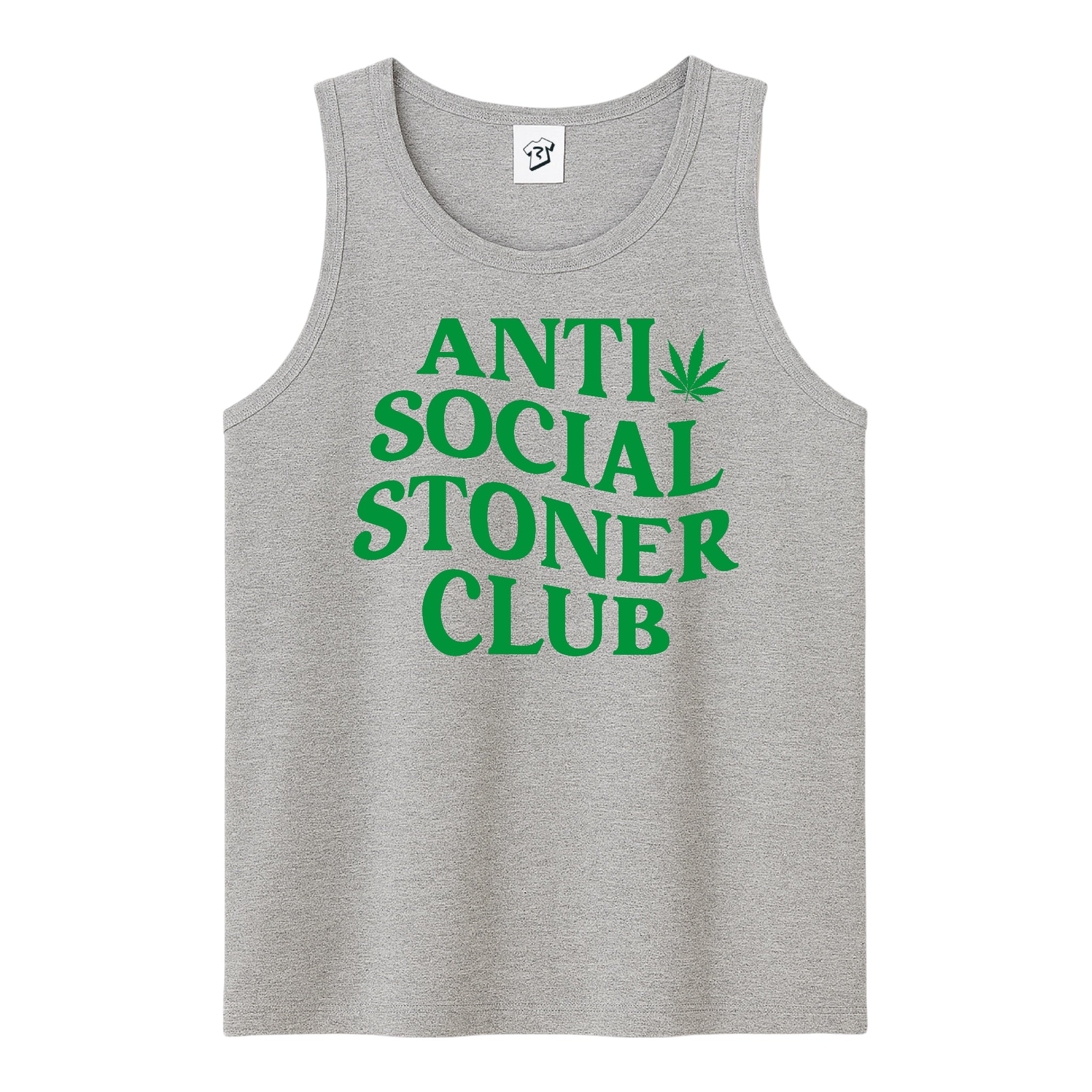 Tees Club tank top Anti Social Stoner Club - Tank Top Navy Size M detail