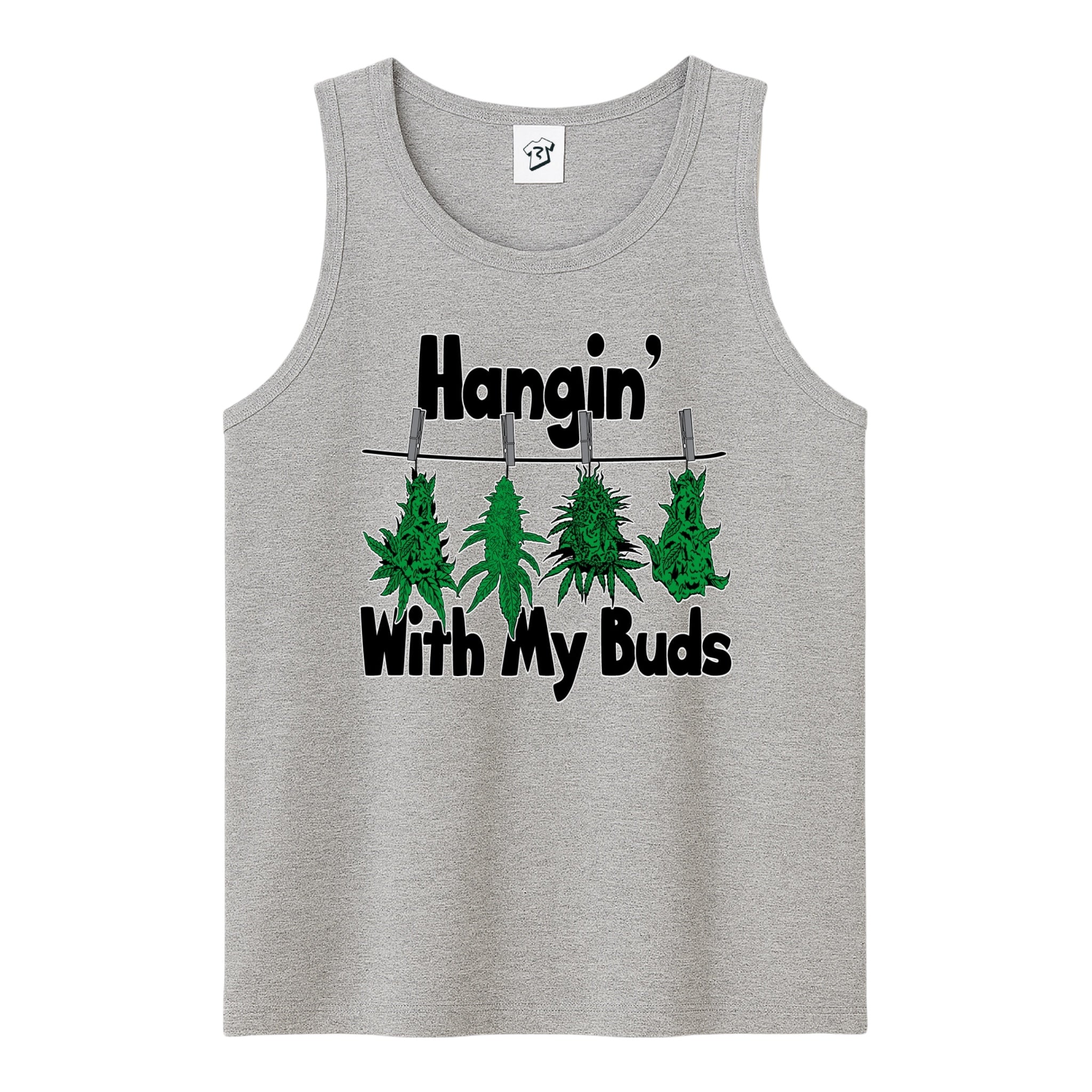 Tees Club tank top Hangin' With My Buds - Tank Top Navy Size M detail