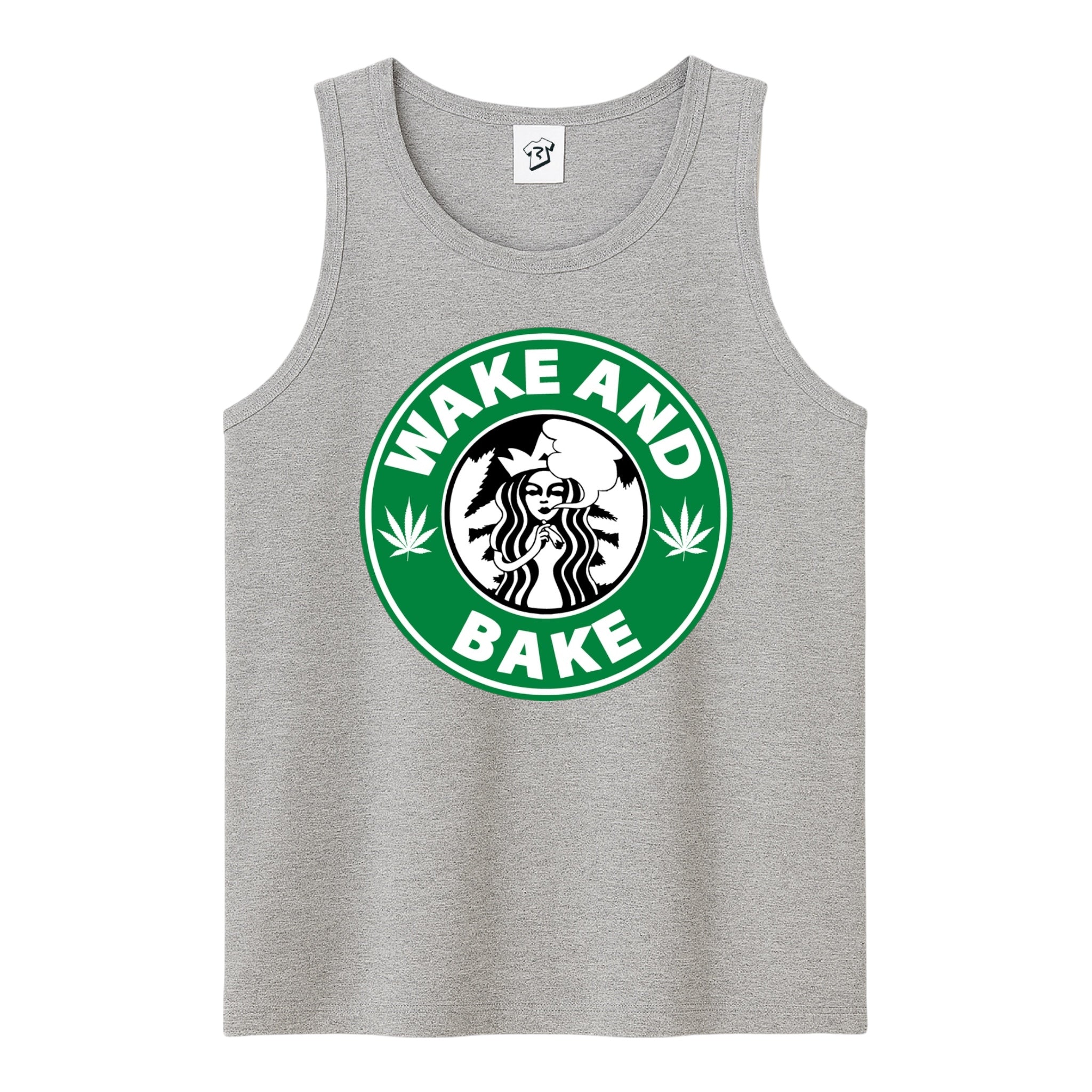 Tees Club tank top Wake N' Bake - Tank Top Navy Size M detail