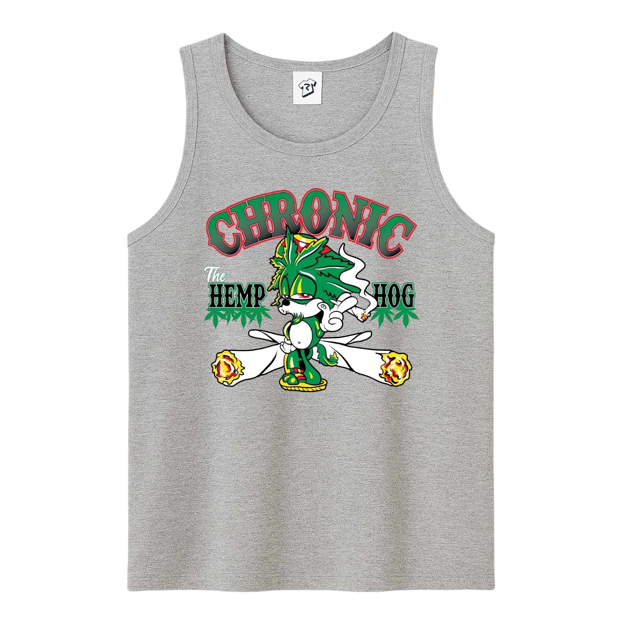 Tees Club tank top Chronic Hemp Dog - Tank Top Navy Size M detail