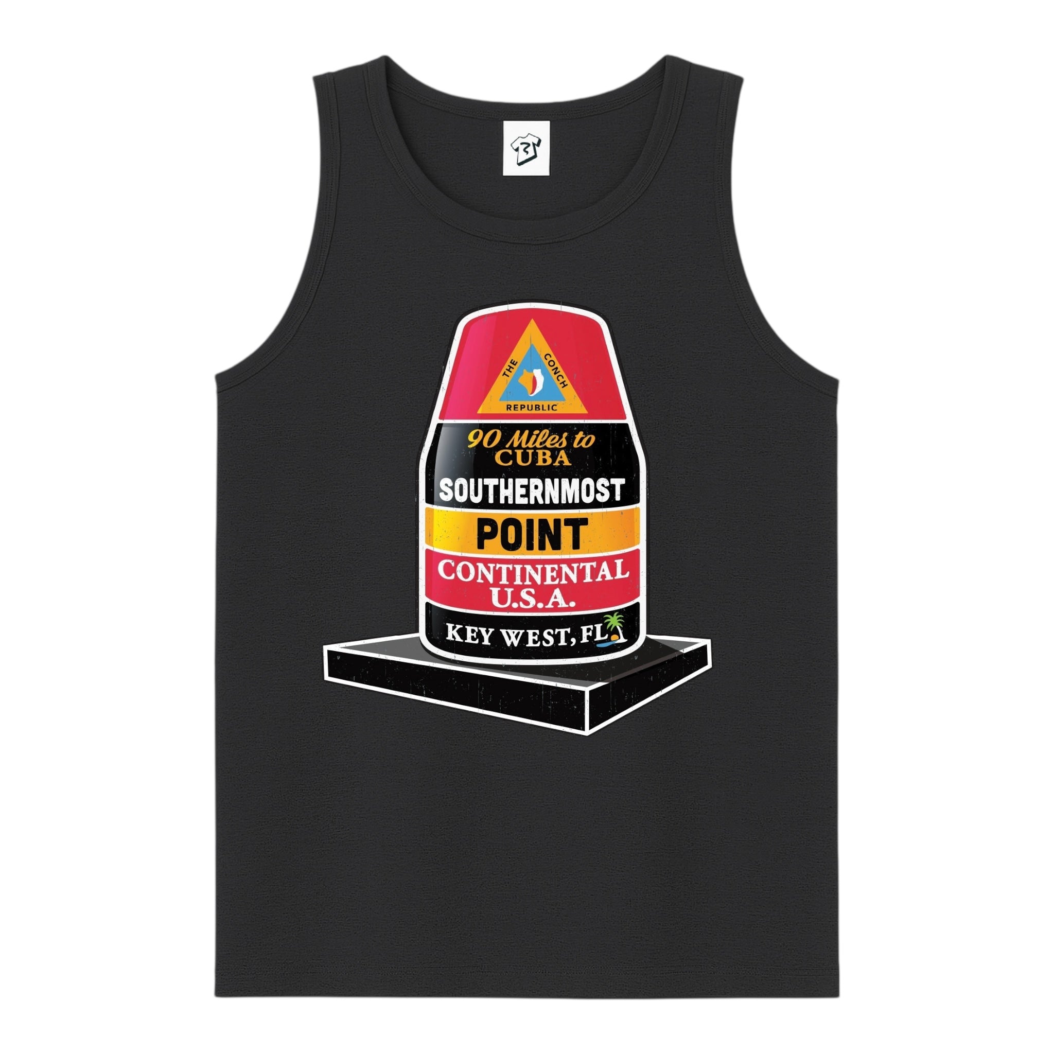 Tees Club tank top Southernmost Point KW - Tank Top Navy Size L detail