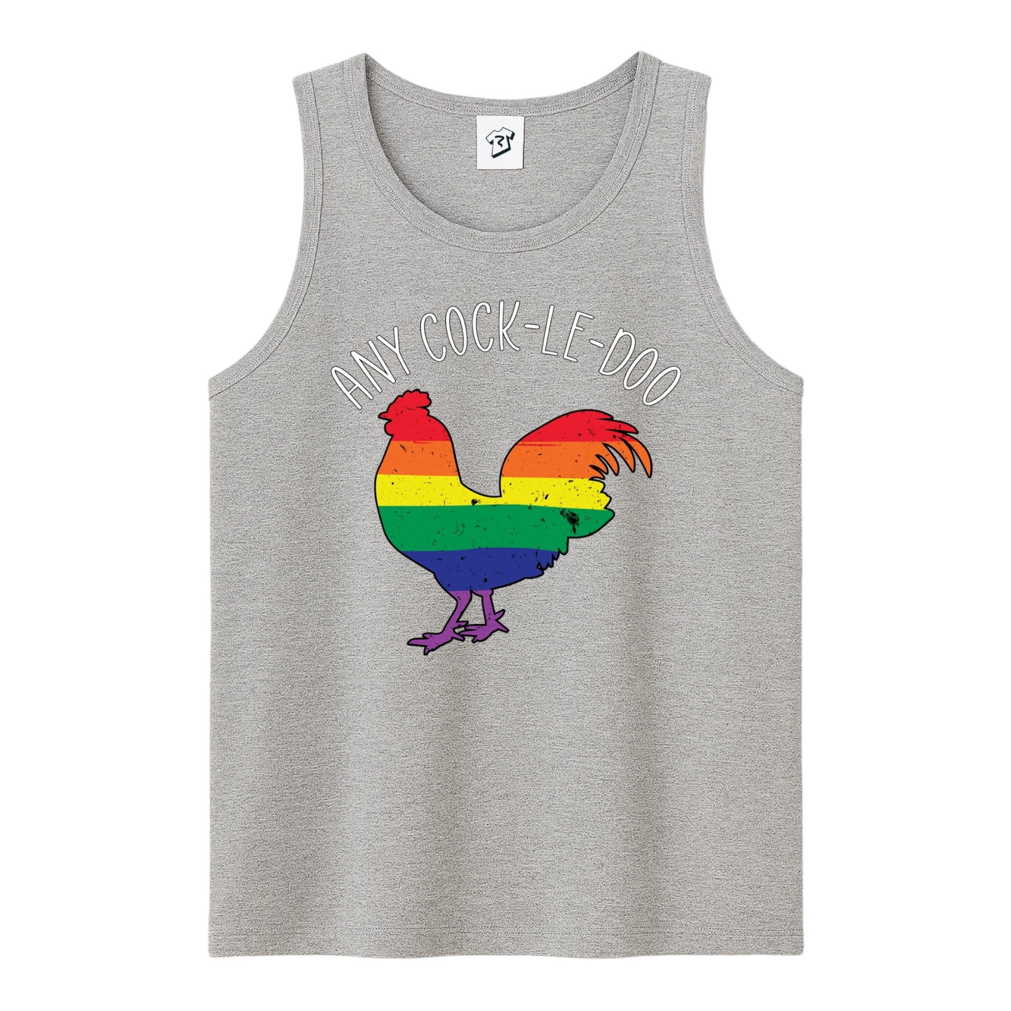 Tees Club tank top Any Cock I'll Do - Tank Top Navy Size M detail