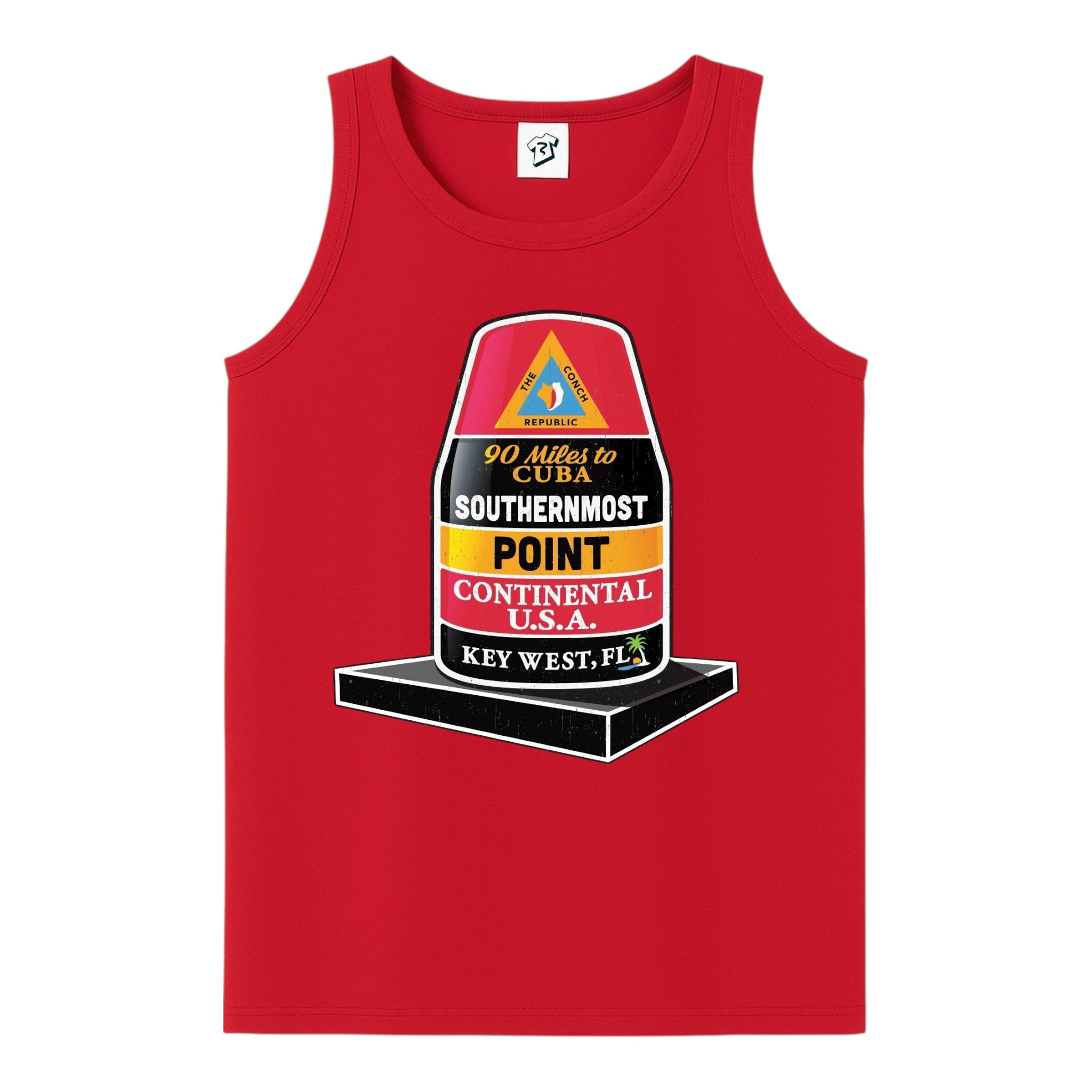 Tees Club tank top Southernmost Point KW - Tank Top Navy Size M detail