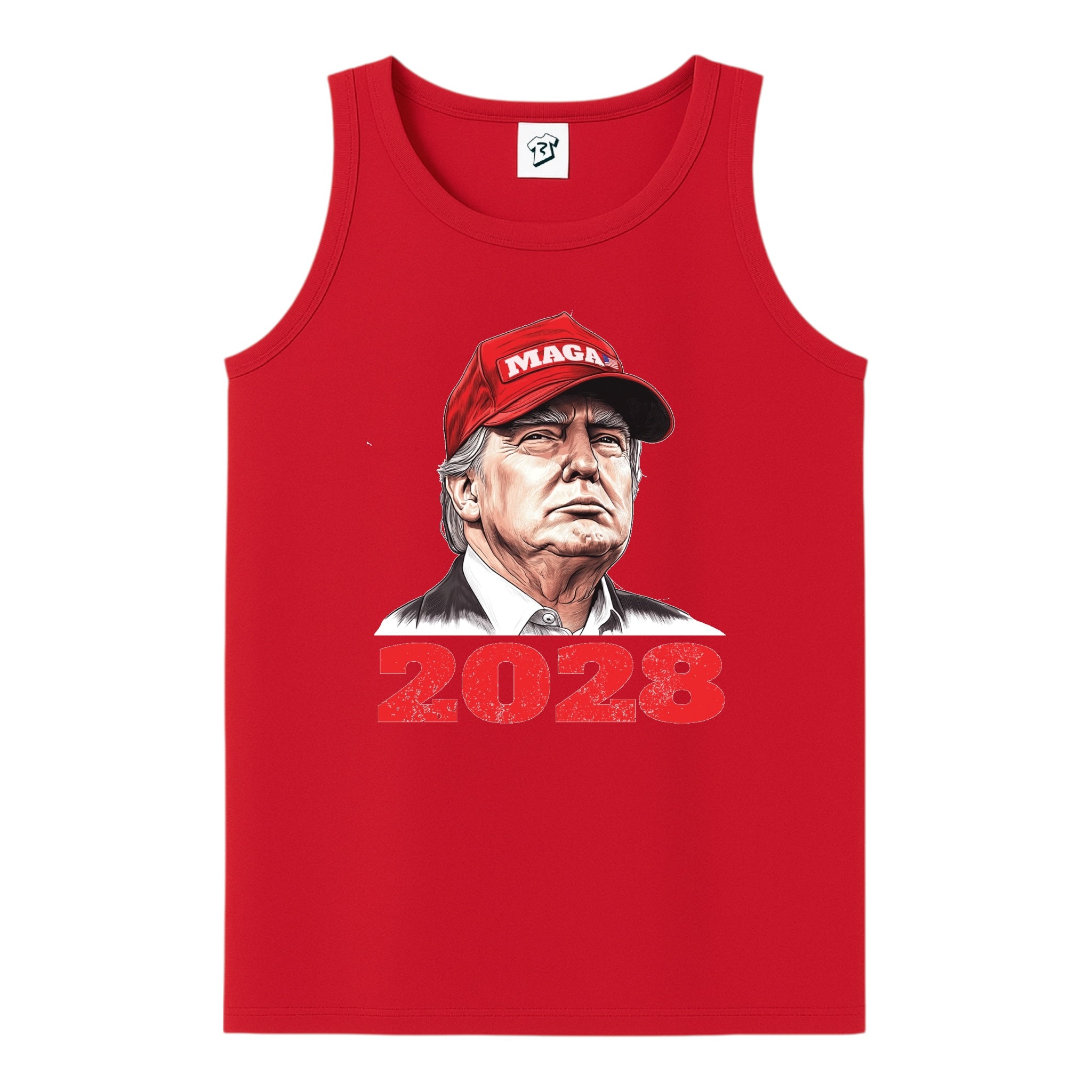 Tees Club tank top Trump 2028 - Tank Top Navy Size L detail