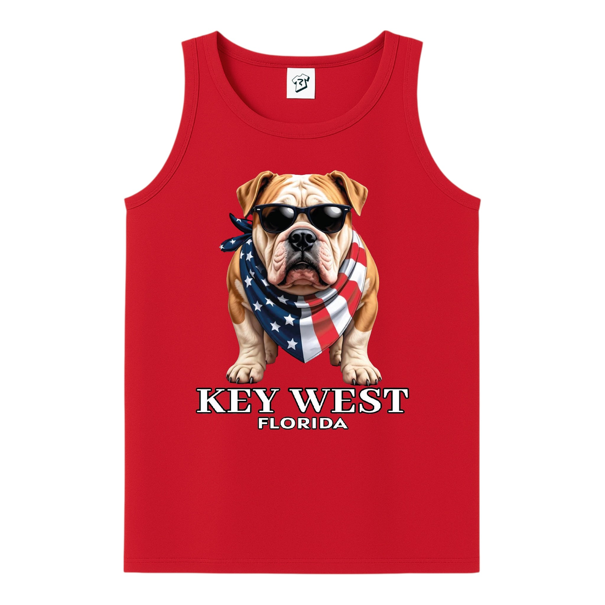 Tees Club tank top Bulldog KW - Tank Top Navy Size L detail