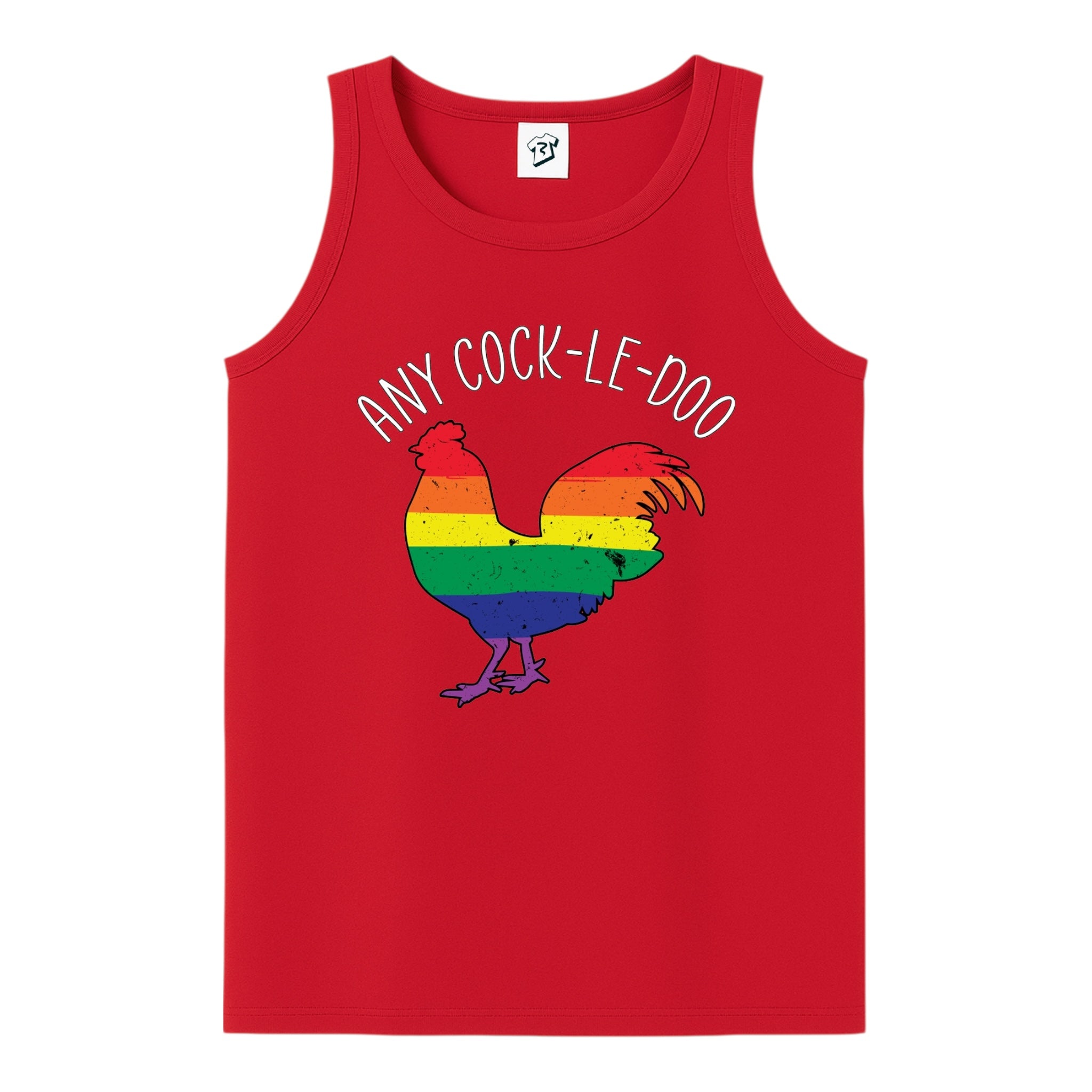 Tees Club tank top Any Cock I'll Do - Tank Top Navy Size L detail