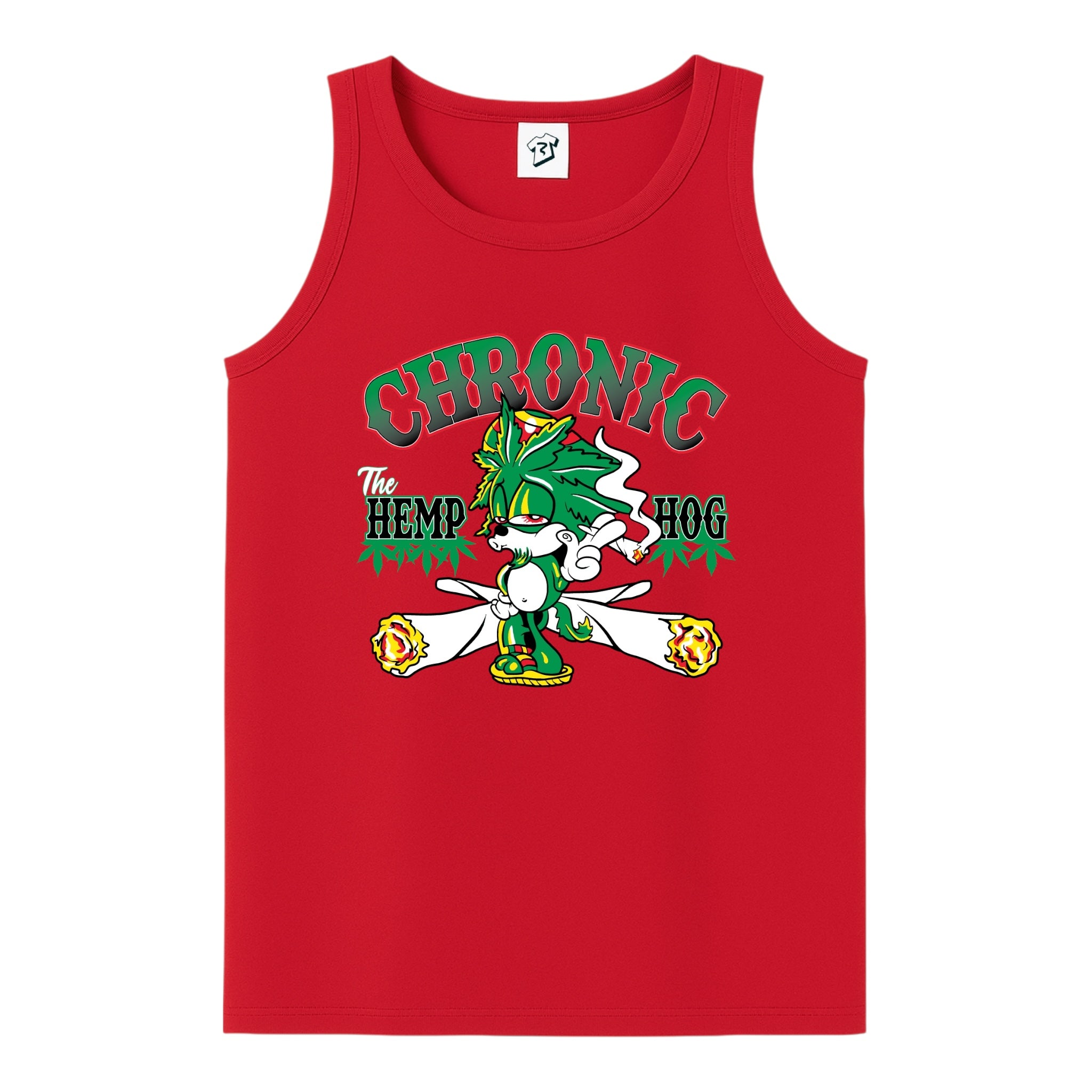 Tees Club tank top Chronic Hemp Dog - Tank Top Navy Size L detail