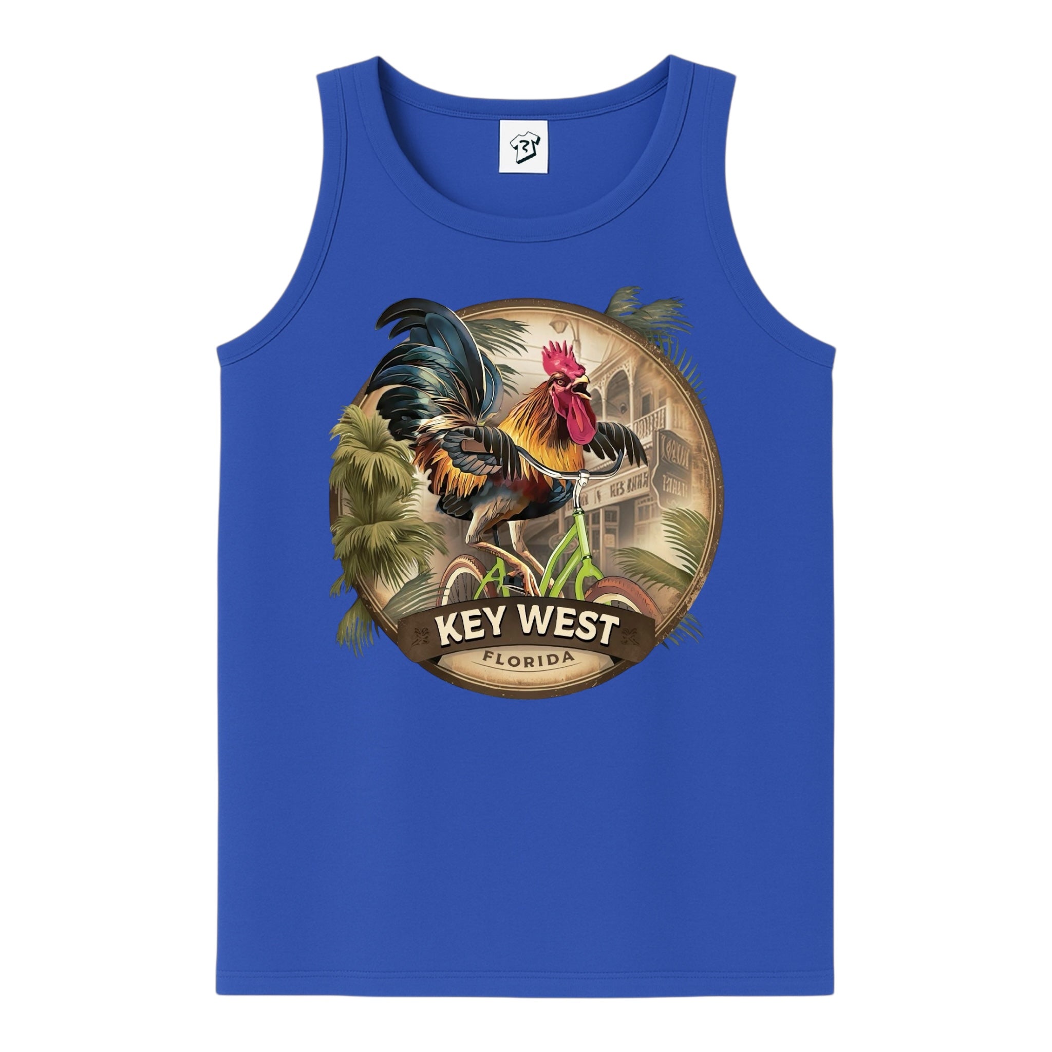 Tees Club tank top Bike Rooster KW - Tank Top Navy Size M detail