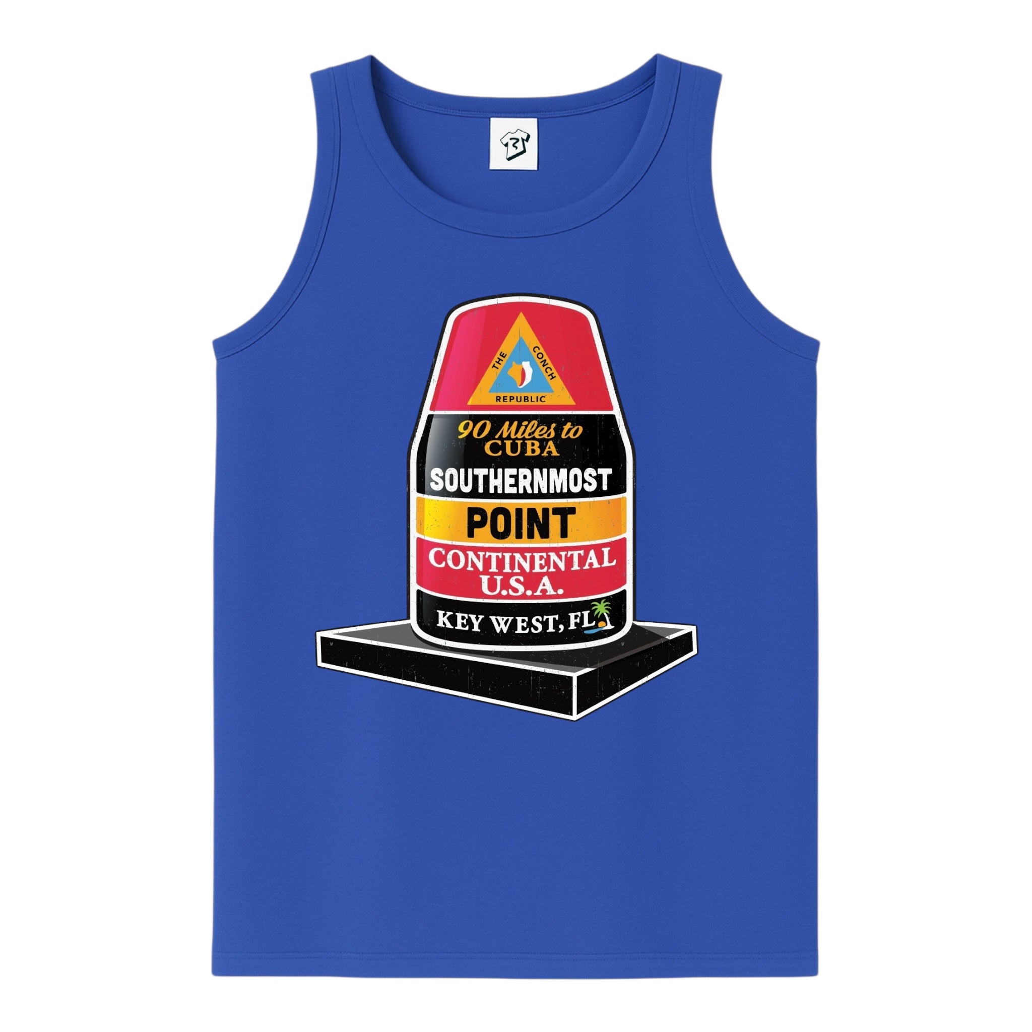 Tees Club tank top Southernmost Point KW - Tank Top Navy Size M detail