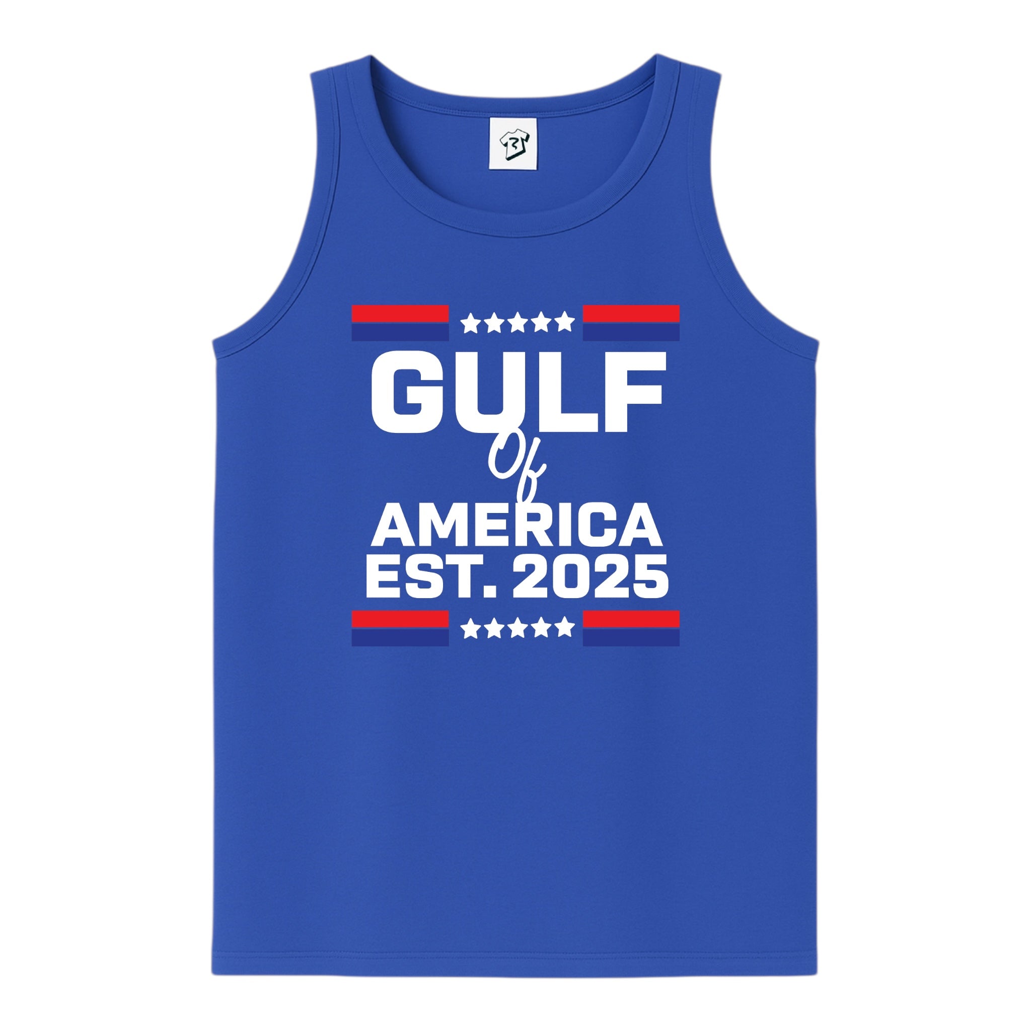 Tees Club tank top Gulf of America EST 2025 - Tank Top Navy Size M detail