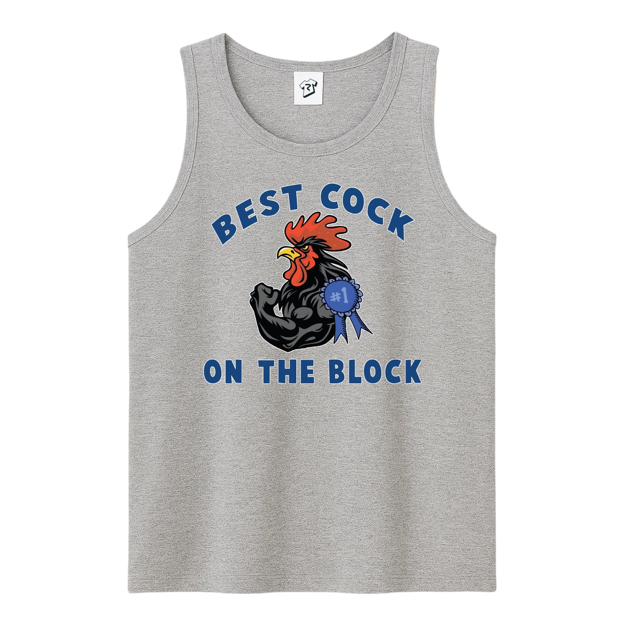 Tees Club tank top Best Cock On The Block - Tank Top Navy Size M detail