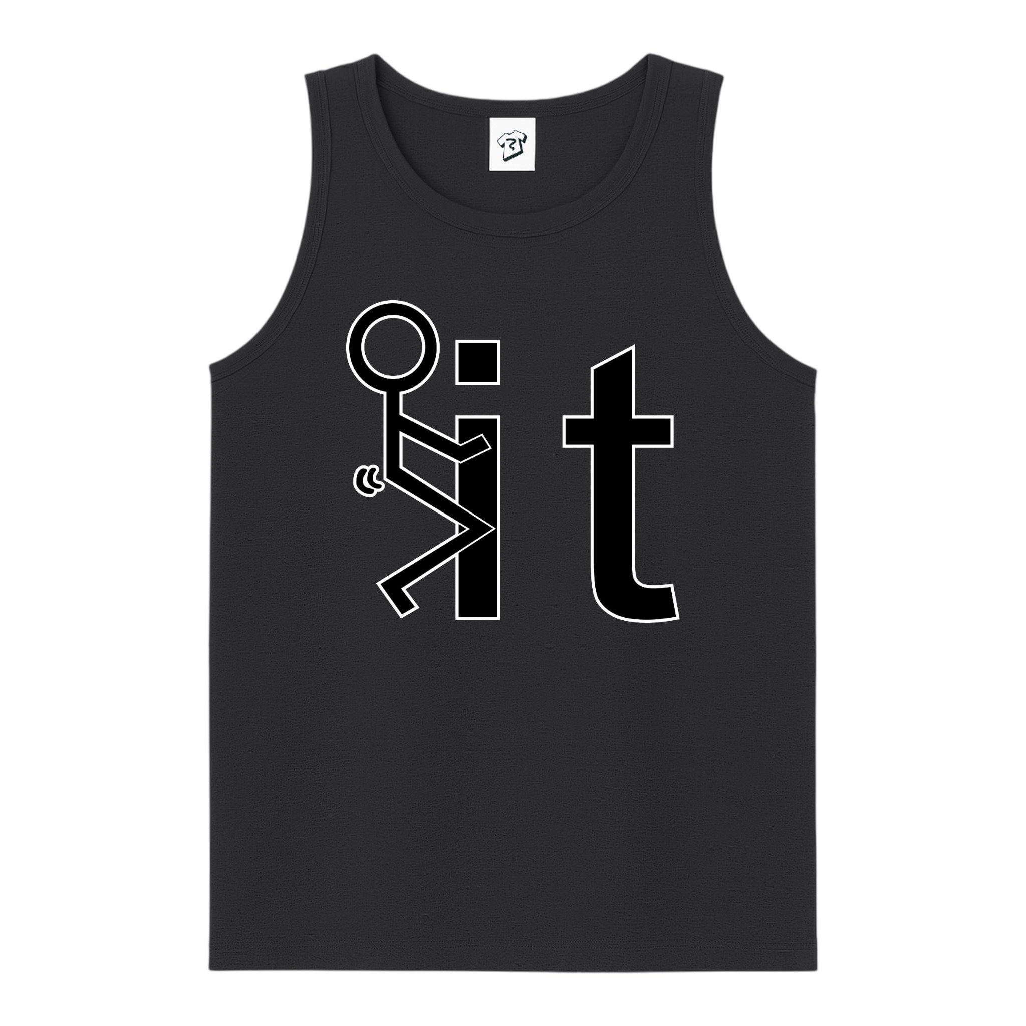 Tees Club tank top Fuck It - Tank Top Navy Size M detail
