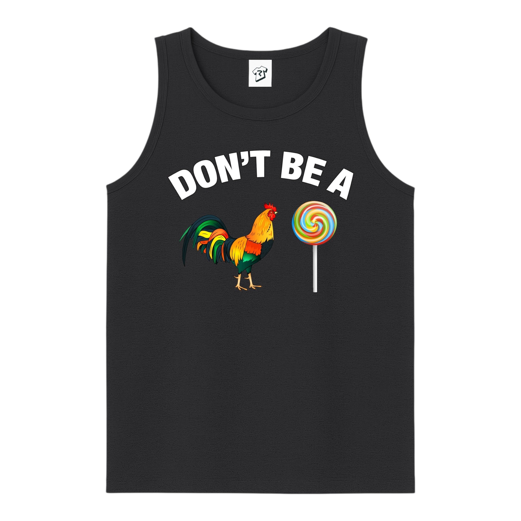 Tees Club tank top Don't Be a Cock Sucker - Tank Top Navy Size S back view