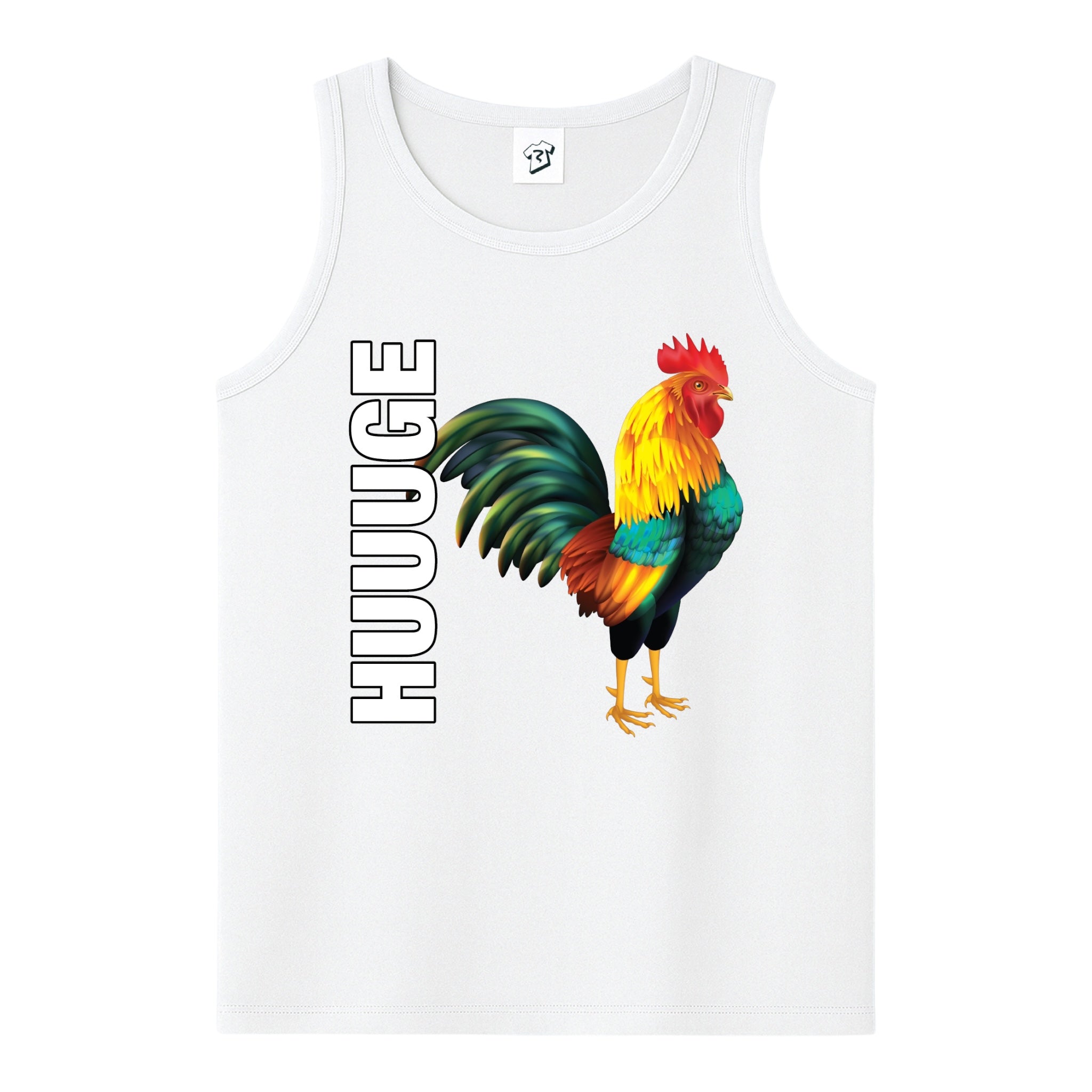 Tees Club tank top Huge Cock - Tank Top Navy Size L detail