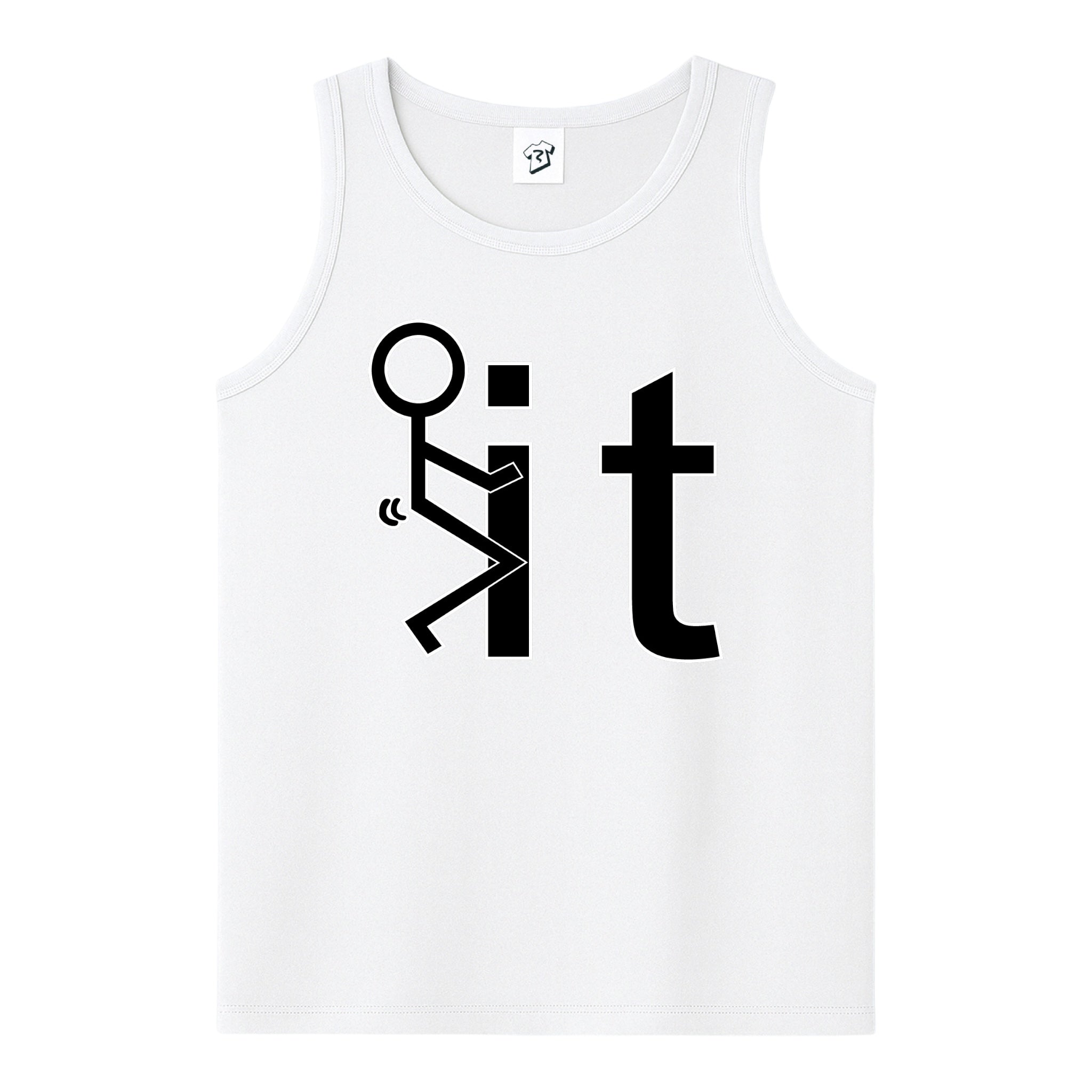 Tees Club tank top Fuck It - Tank Top Navy Size L detail